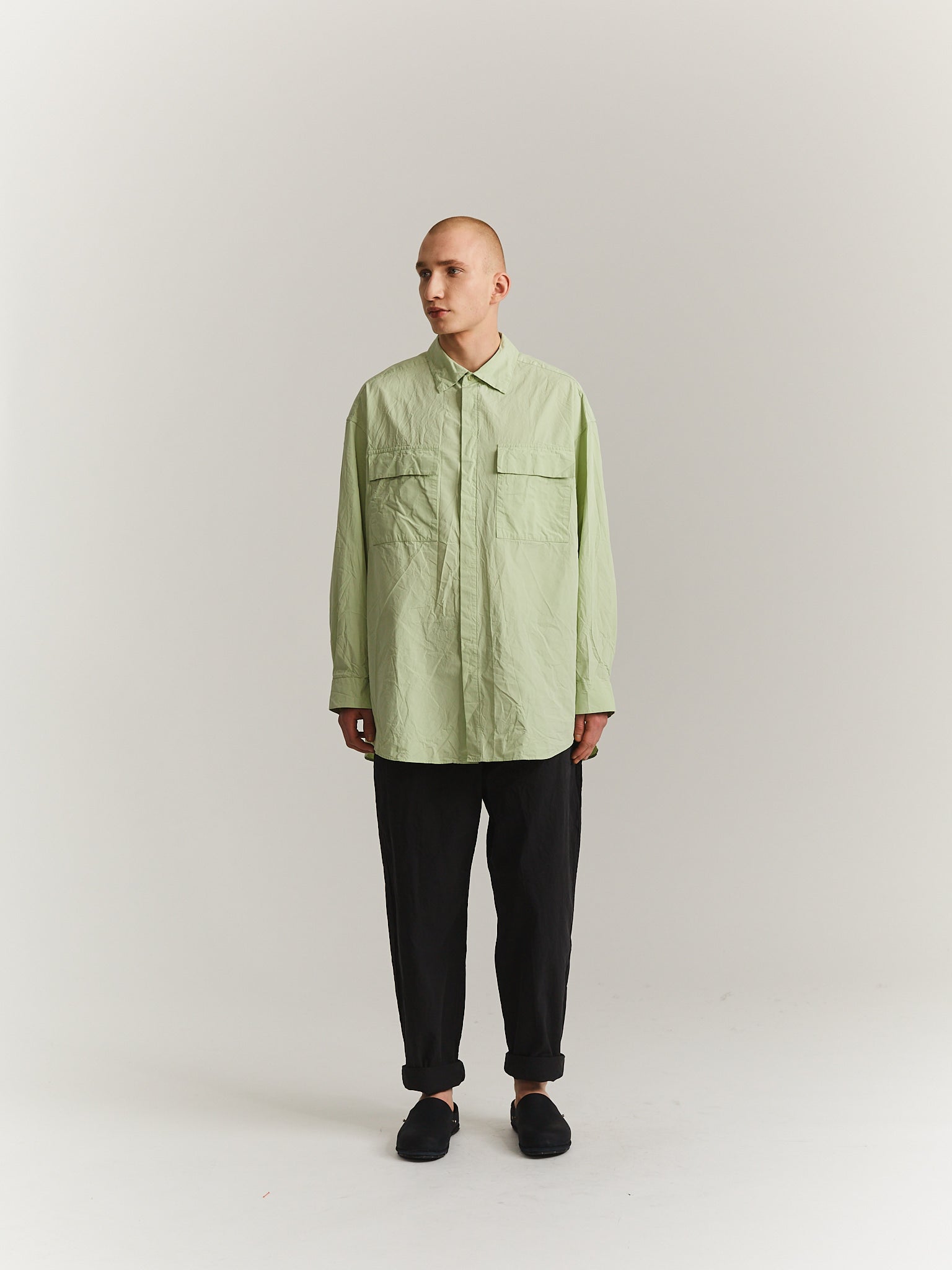 VOLUME SHIRT - PAPER COT - JADE – Casey Casey