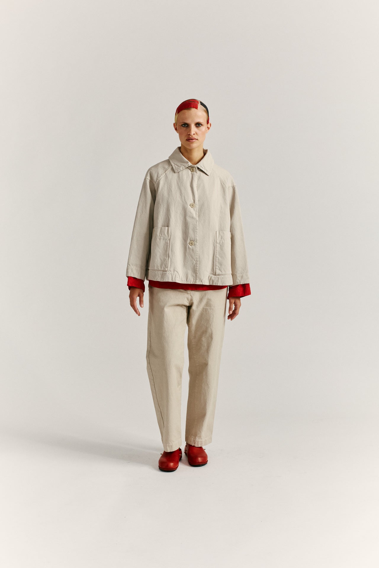 IN 幼かっ TERRIS Cracked Work Jacket 