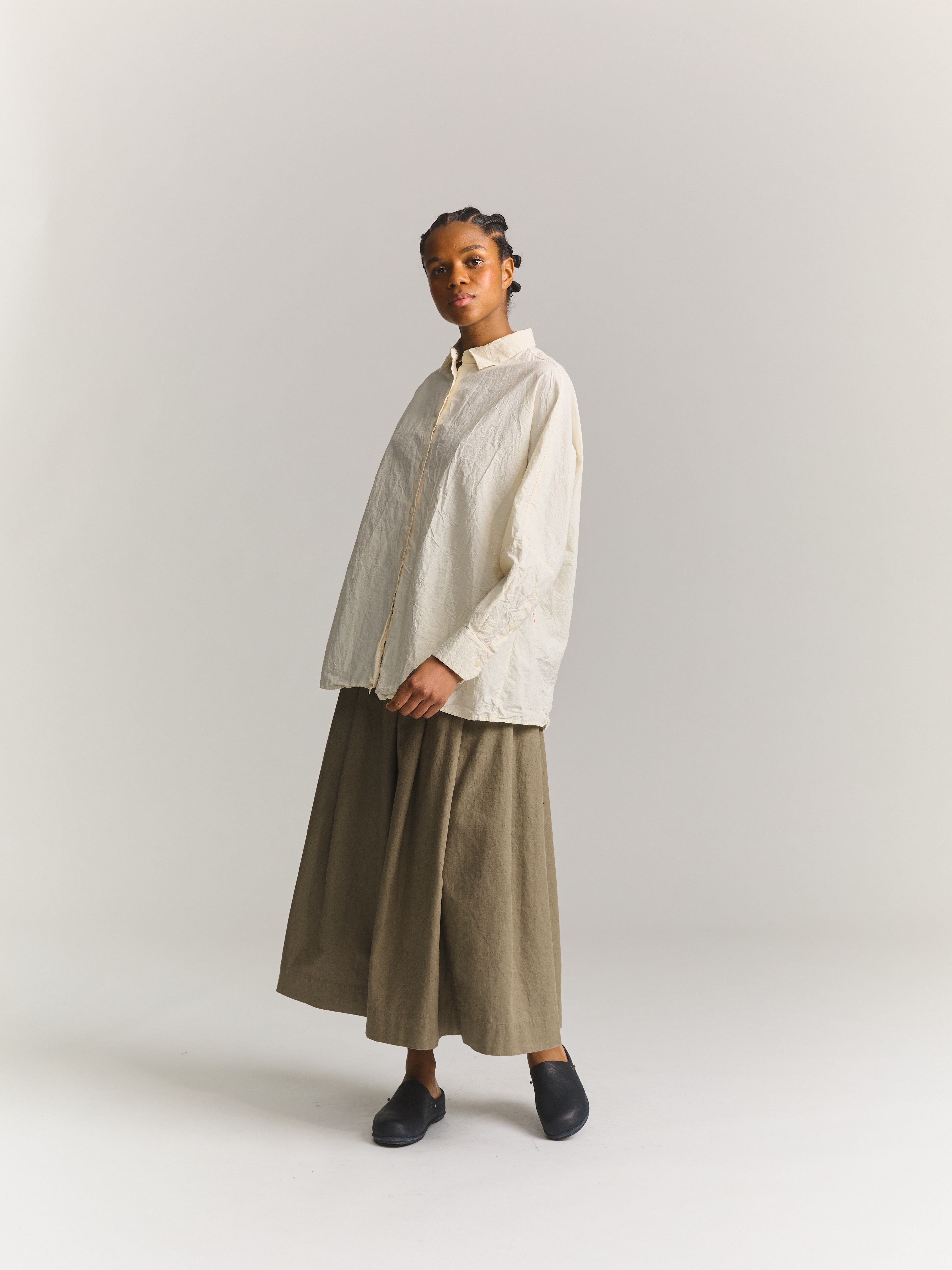 BOWLING SKIRT - COTLIN - KHAKI