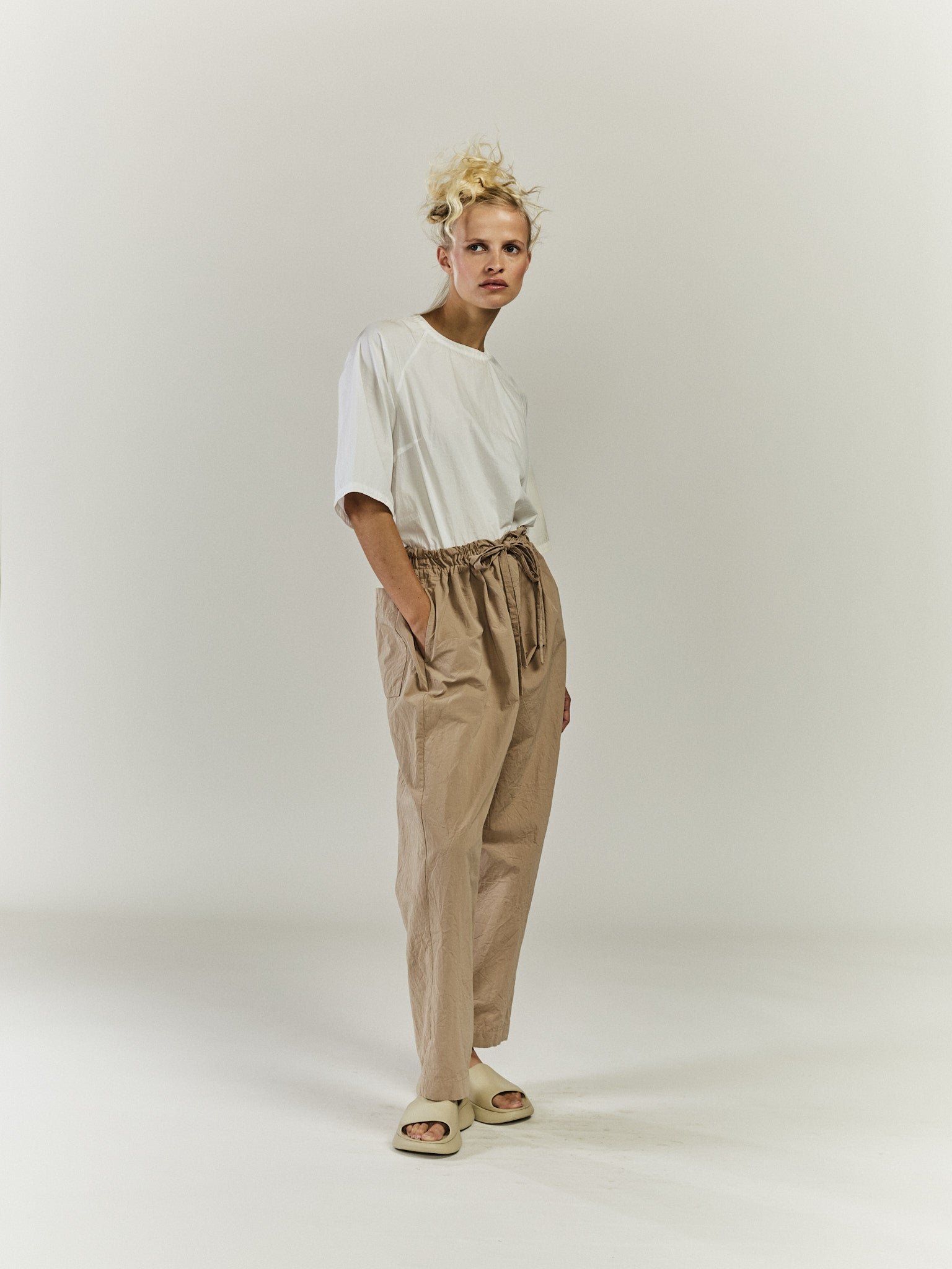 DENMARK PANT - PAPER COT - LIGHT BEIGE