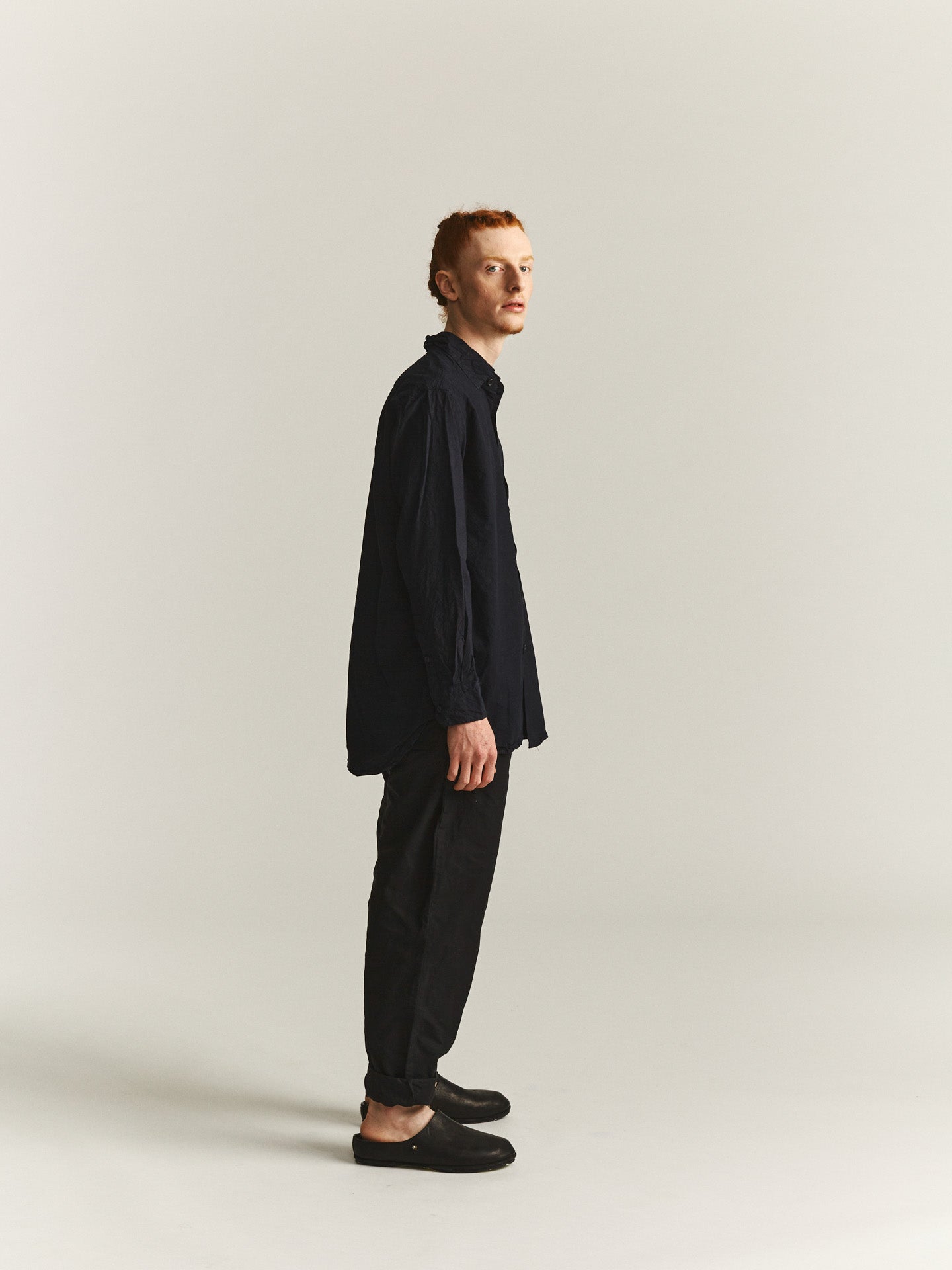 BIG RACCOURCIE SHIRT - H COT - DARK NAVY