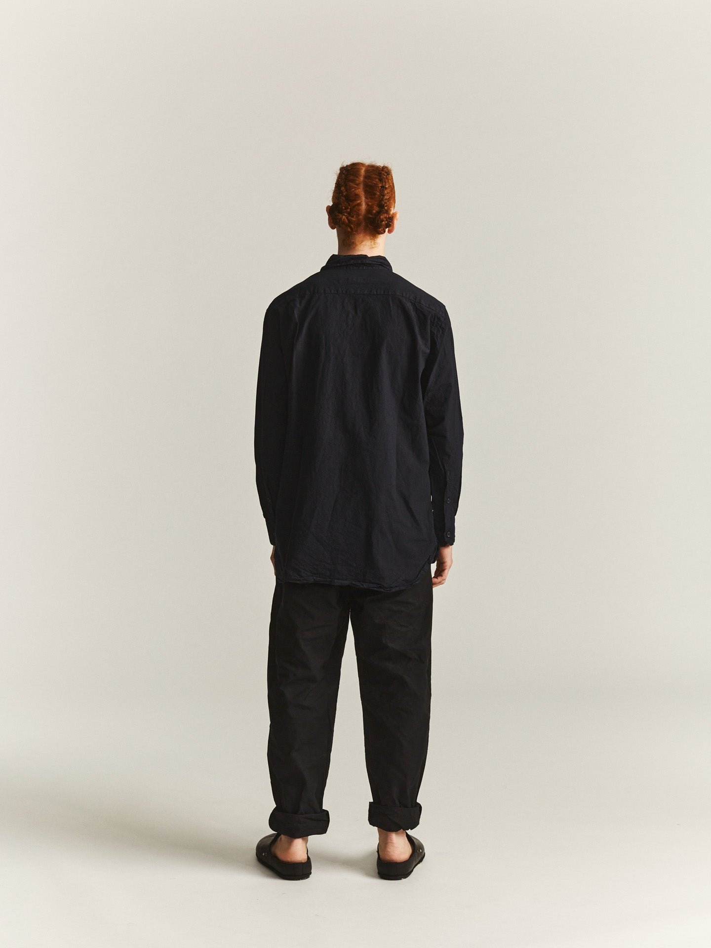 BIG RACCOURCIE SHIRT - H COT - DARK NAVY