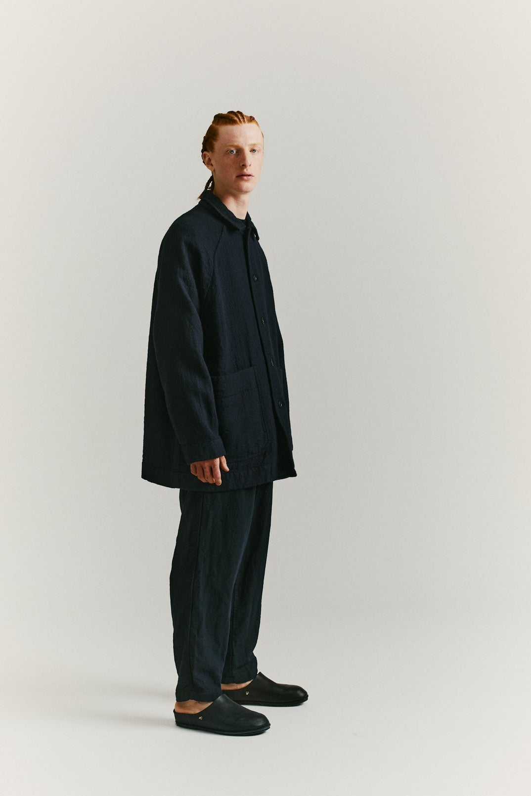 JOG AH PANT - FELTED - DARK NAVY