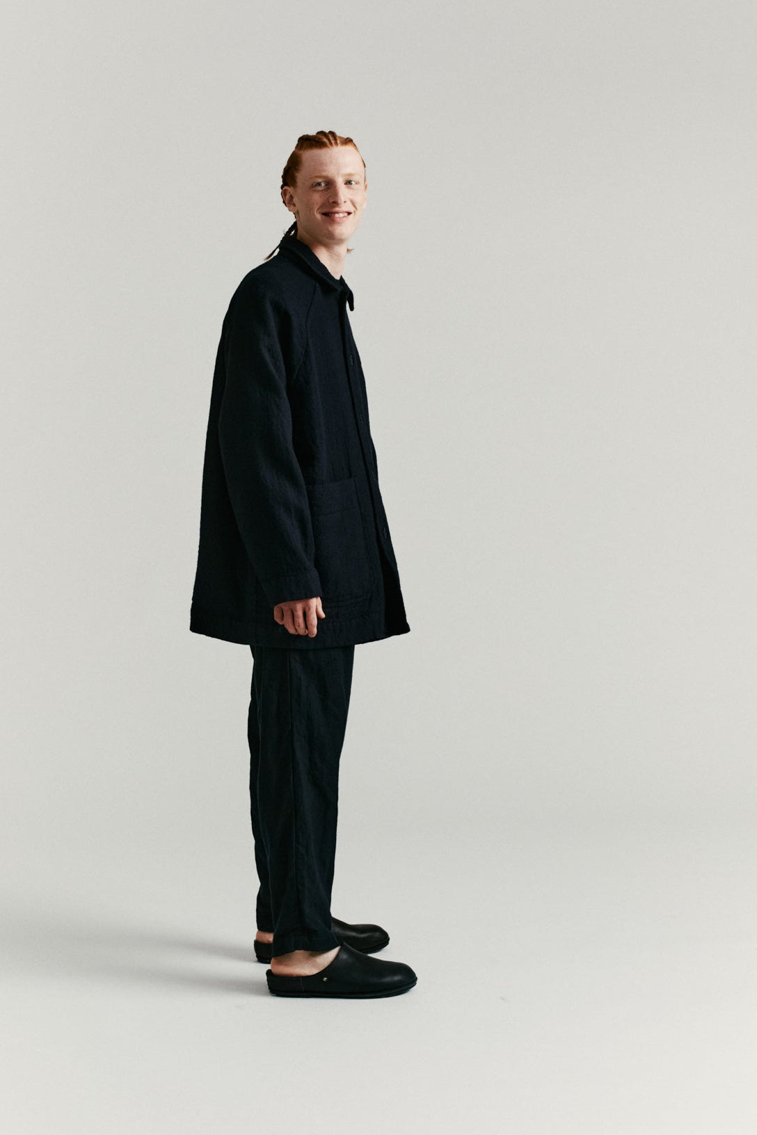 JOG AH PANT - FELTED - DARK NAVY