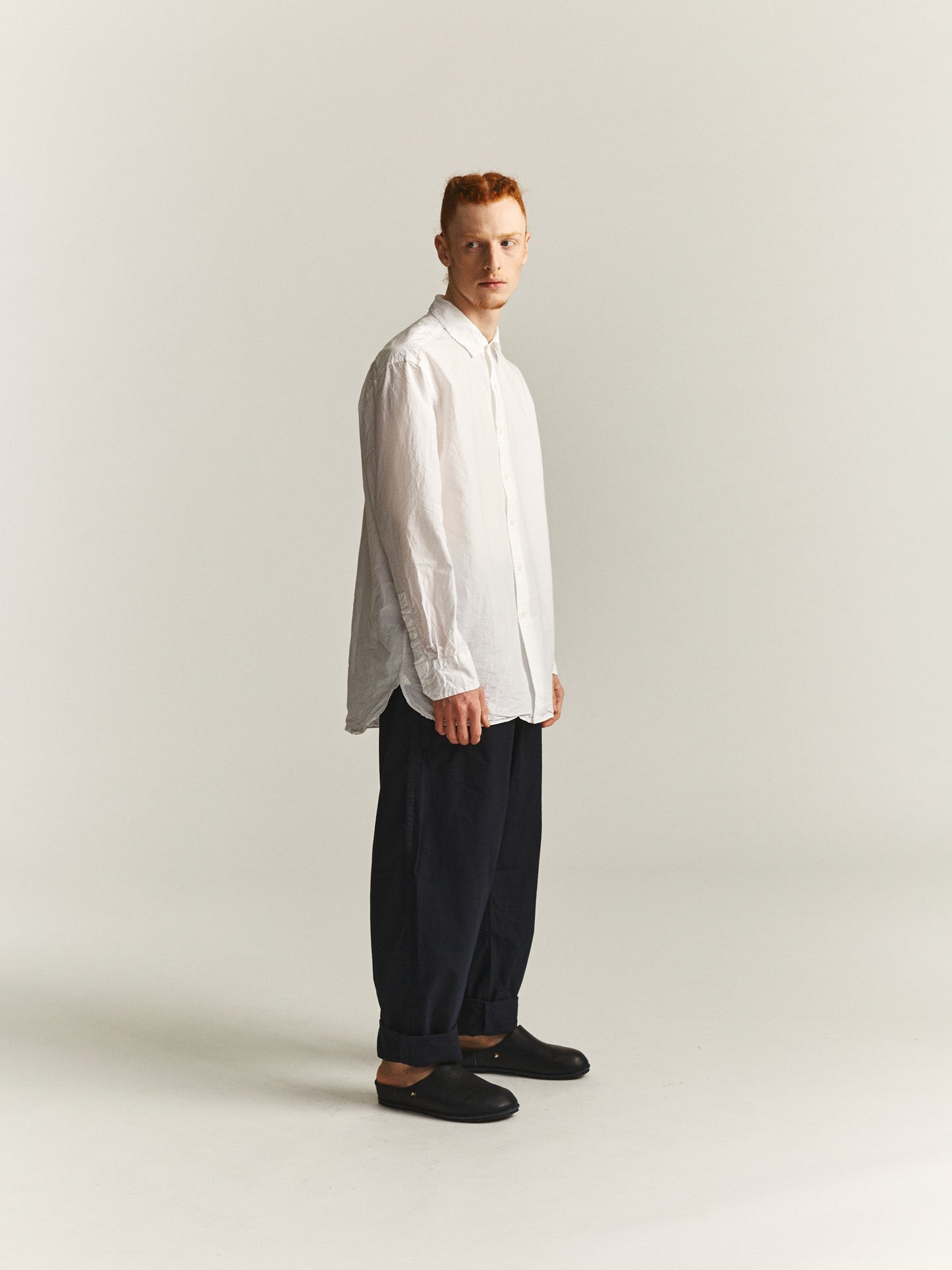 BIG RACCOURCIE SHIRT - H COT - WHITE