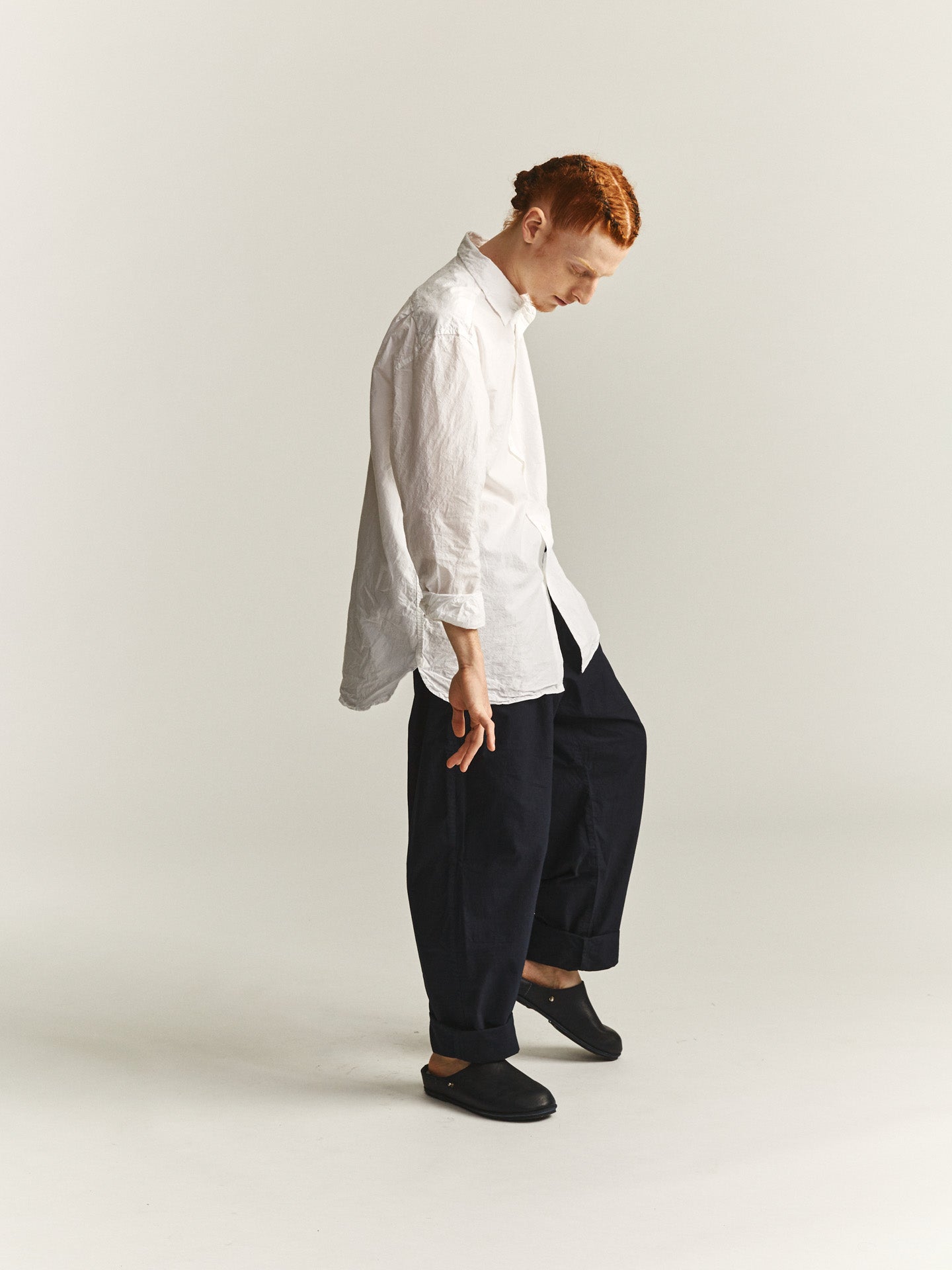 BIG RACCOURCIE SHIRT - H COT - WHITE