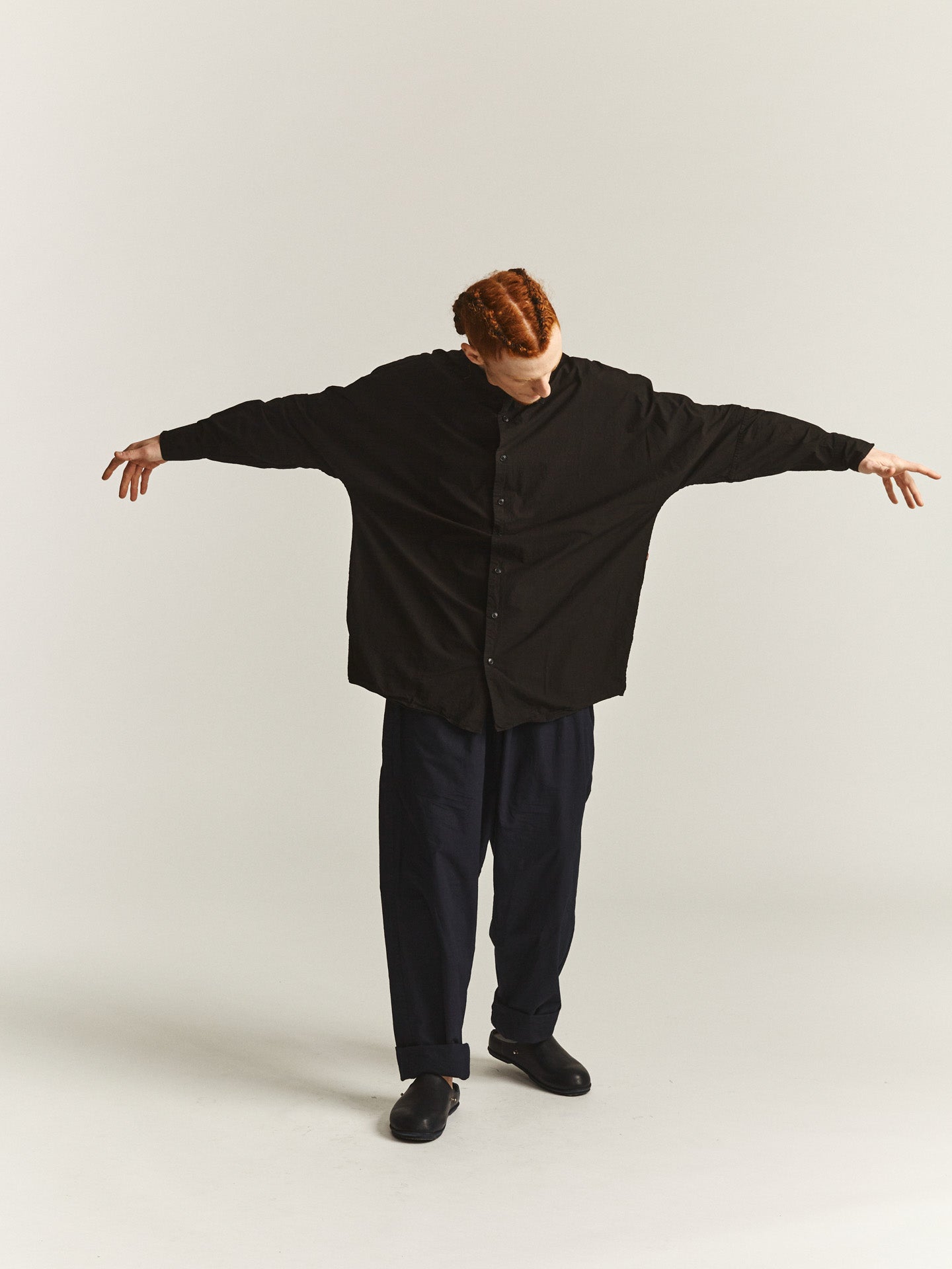 WAGA LONG SLEEVE - PAPER - BLACK