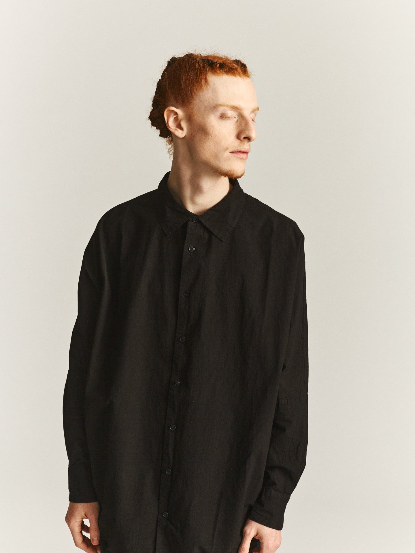 WAGA LONG SLEEVE - PAPER - BLACK