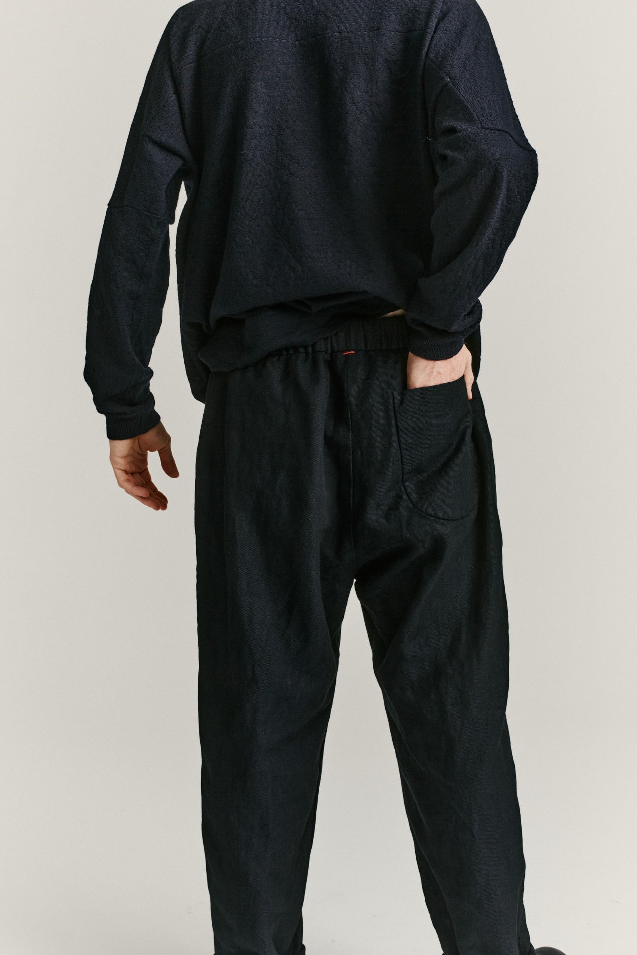 JOG AH PANT - FELTED - DARK NAVY