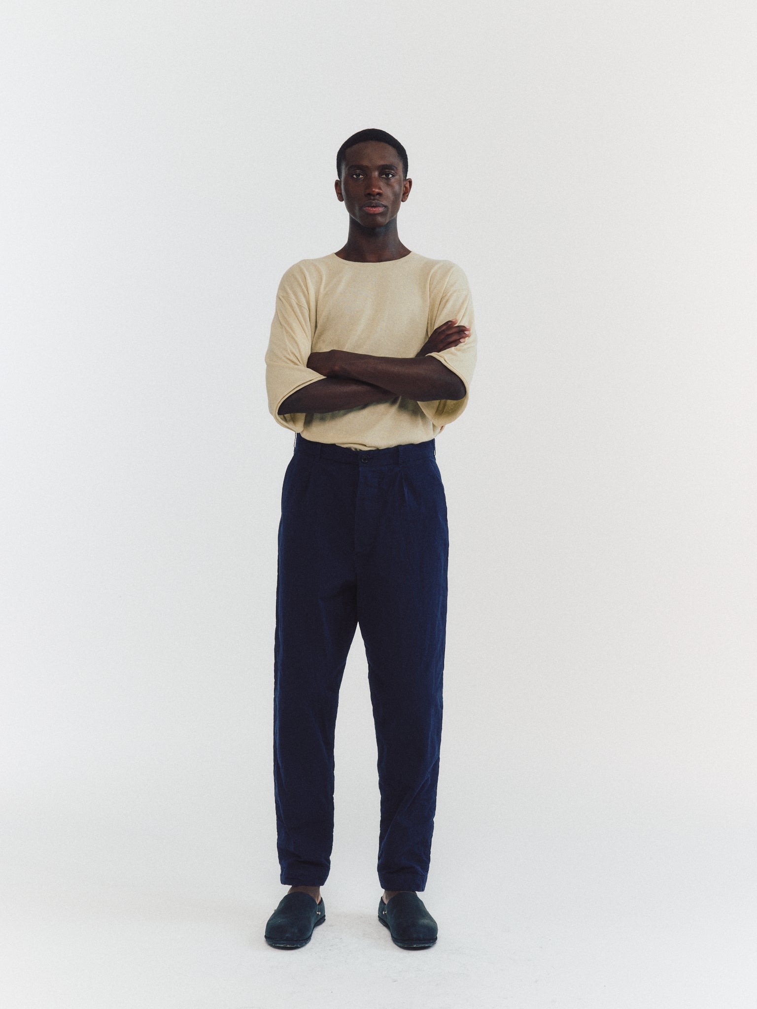 Pantalon MILI HIROSHI - PAPER COT - Marine