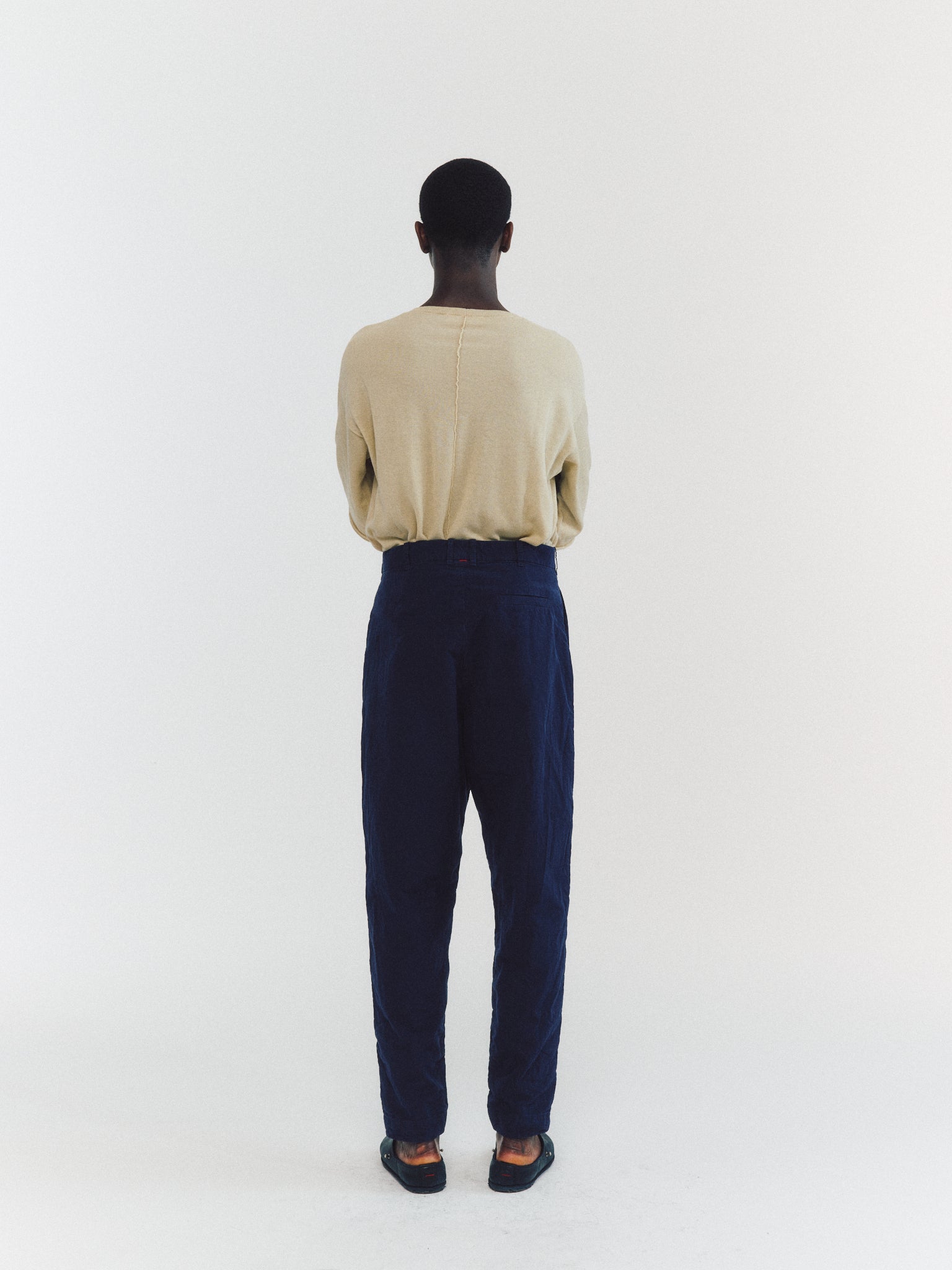 Pantalon MILI HIROSHI - PAPER COT - Marine