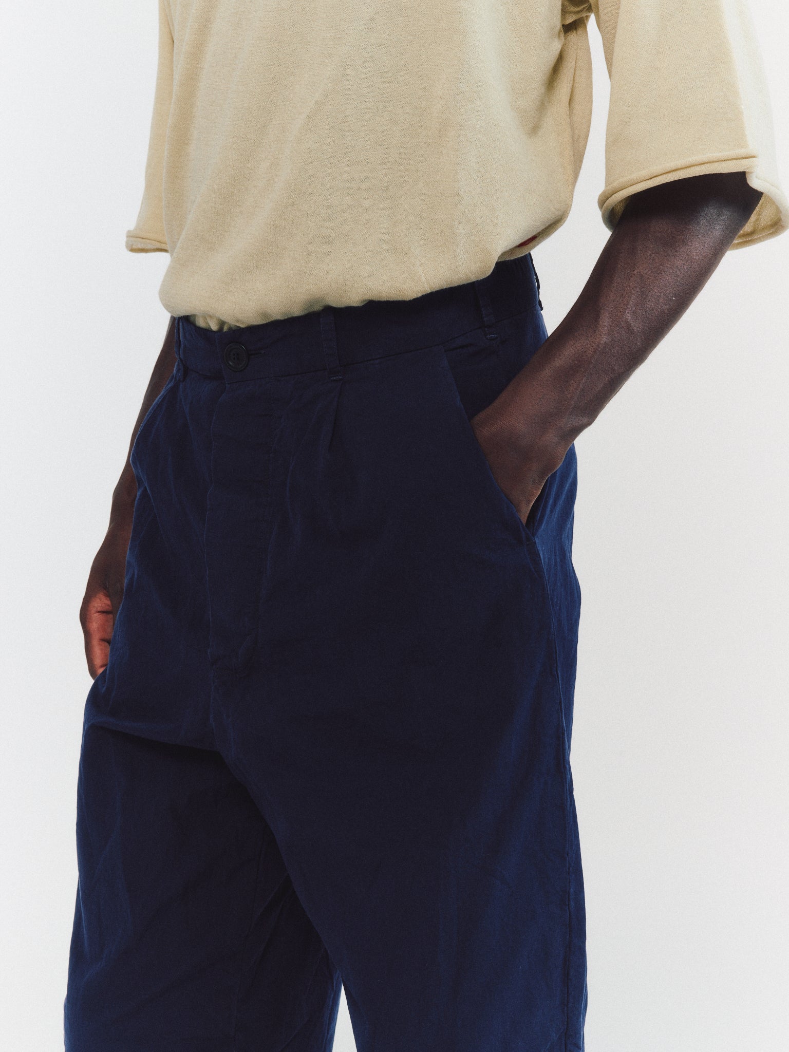 Pantalon MILI HIROSHI - PAPER COT - Marine