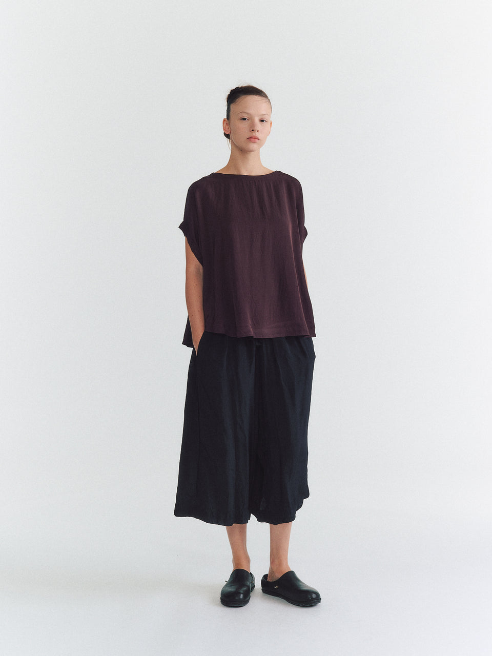 FRANCESCA TOP - TULIPY - PRUNELLA