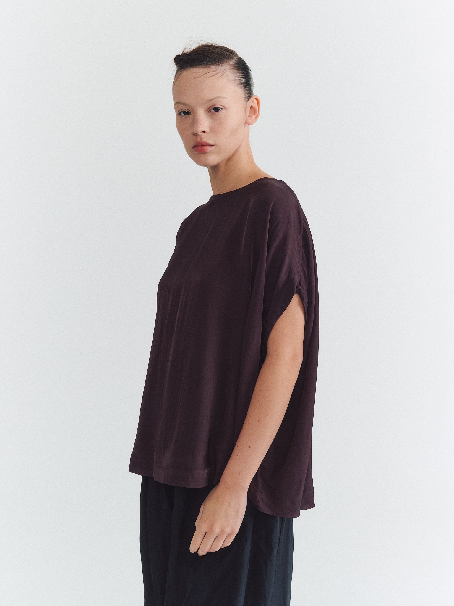 FRANCESCA TOP - TULIPY - PRUNELLA