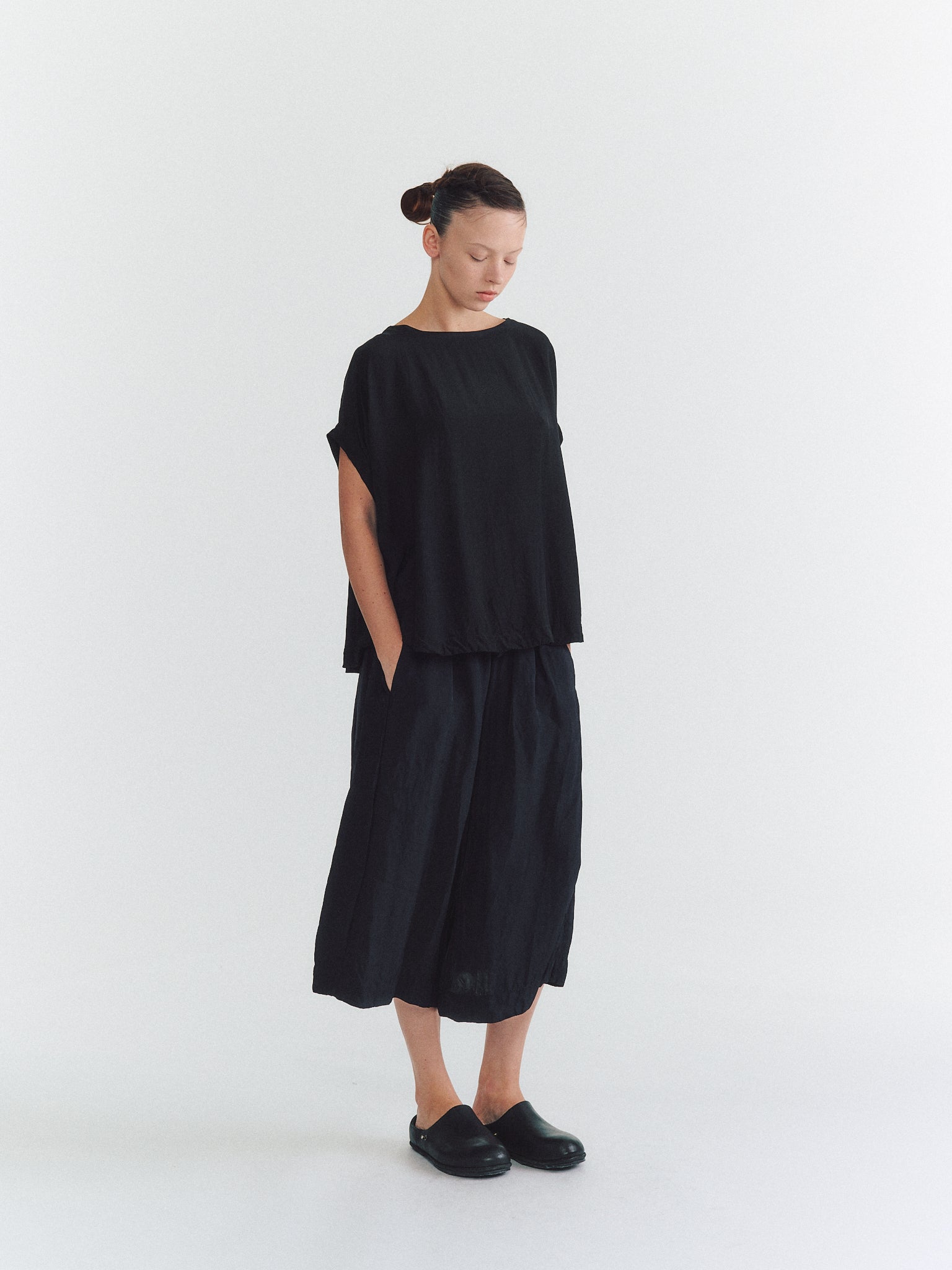 FRANCESCA TOP - TULIPY - BLACK