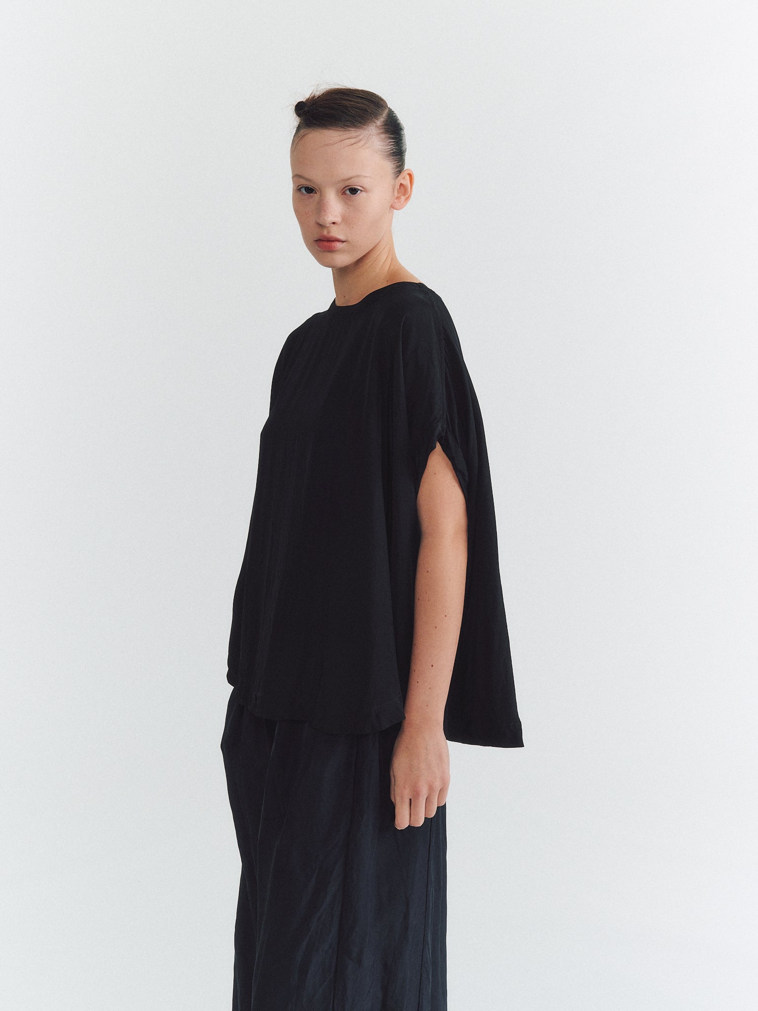 FRANCESCA TOP - TULIPY - BLACK