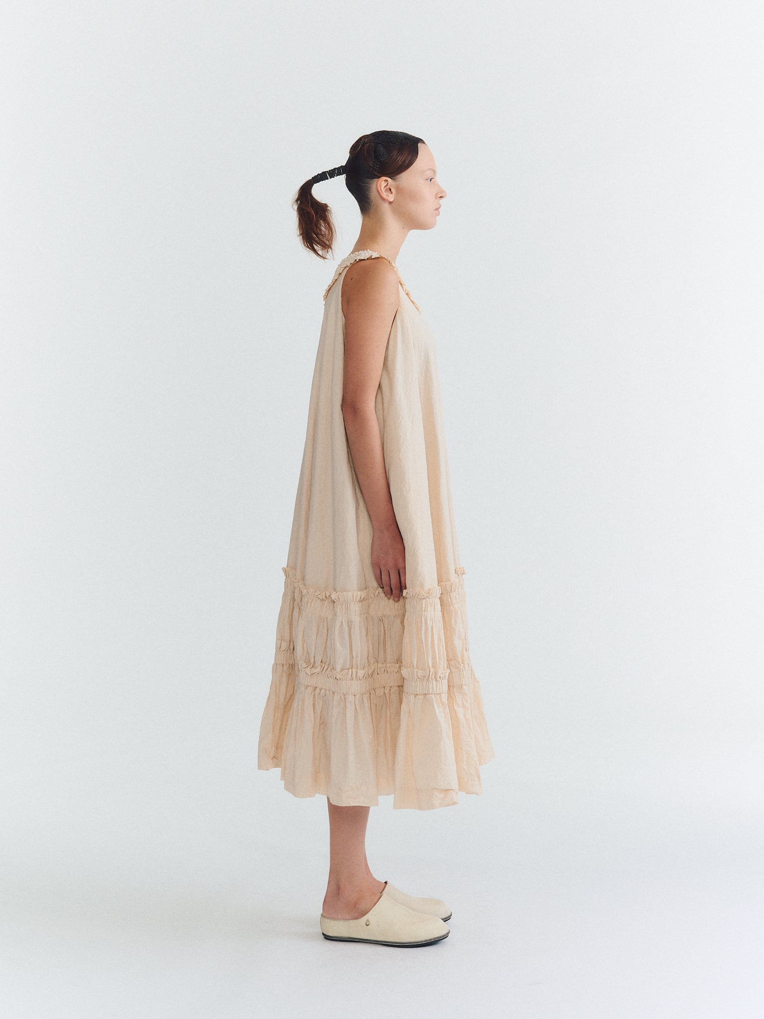 GATO DRESS - L PAPER UNFINISHED - NATURAL