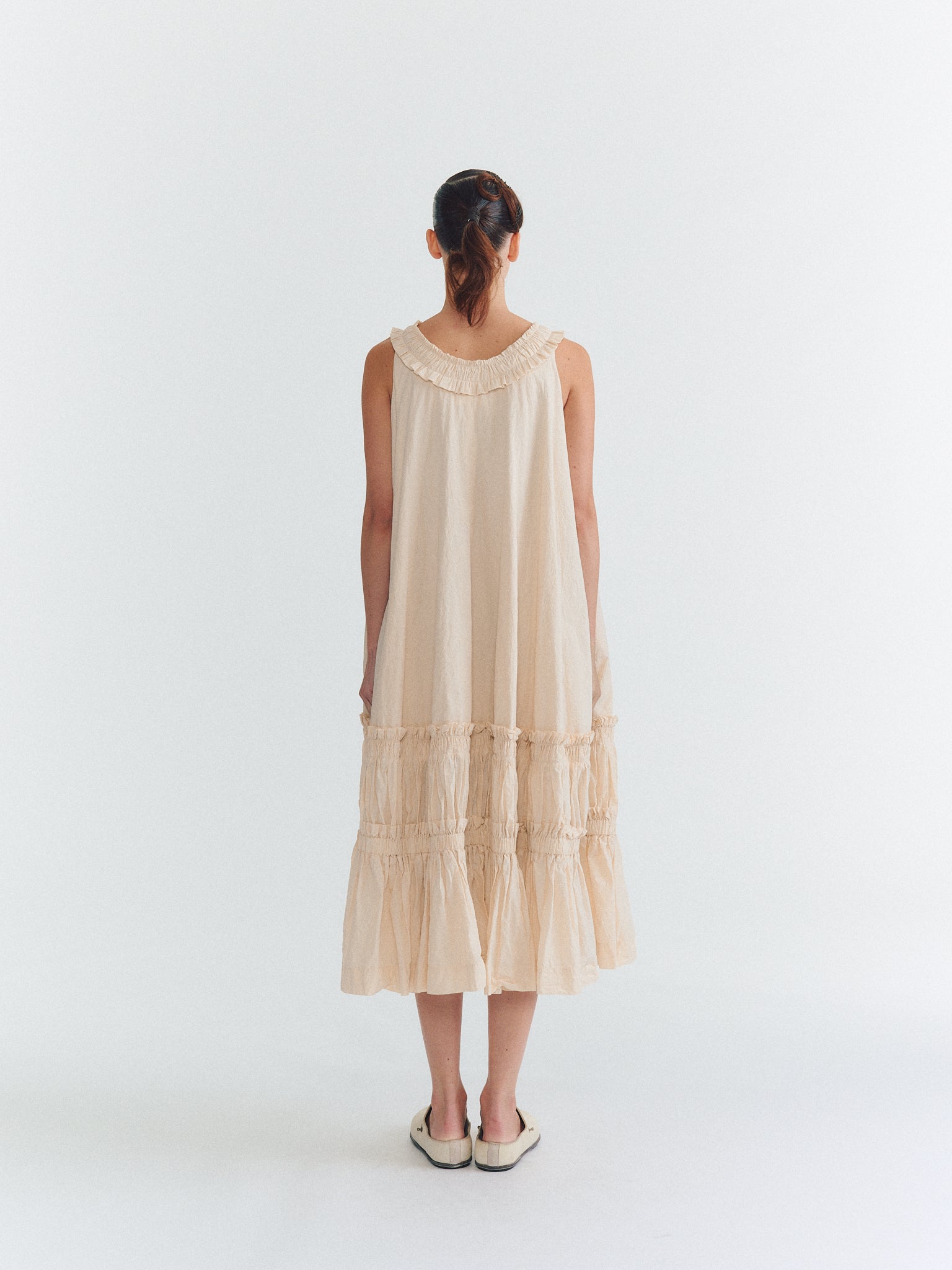 GATO DRESS - L PAPER UNFINISHED - NATURAL