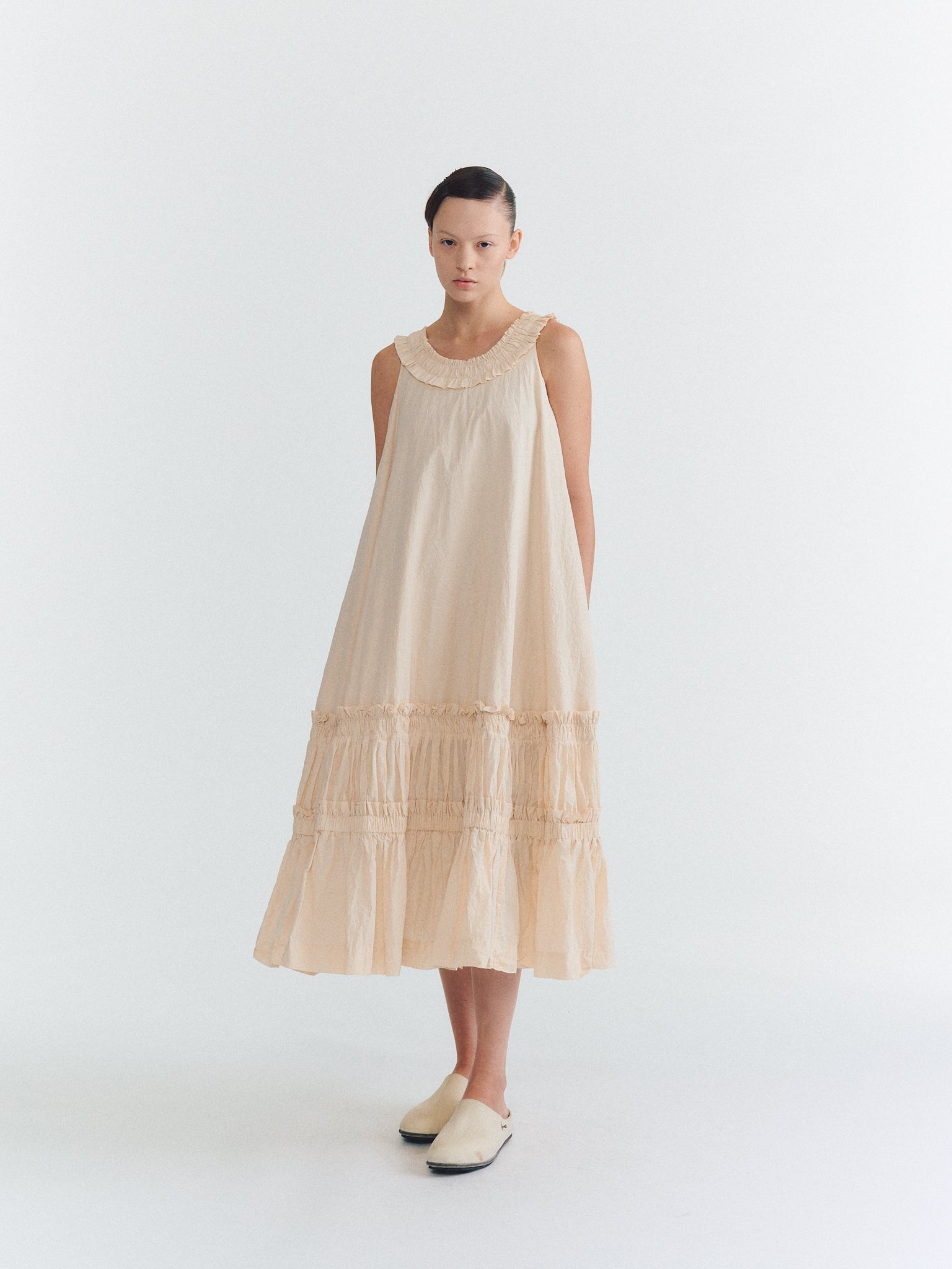 GATO DRESS - L PAPER UNFINISHED - NATURAL