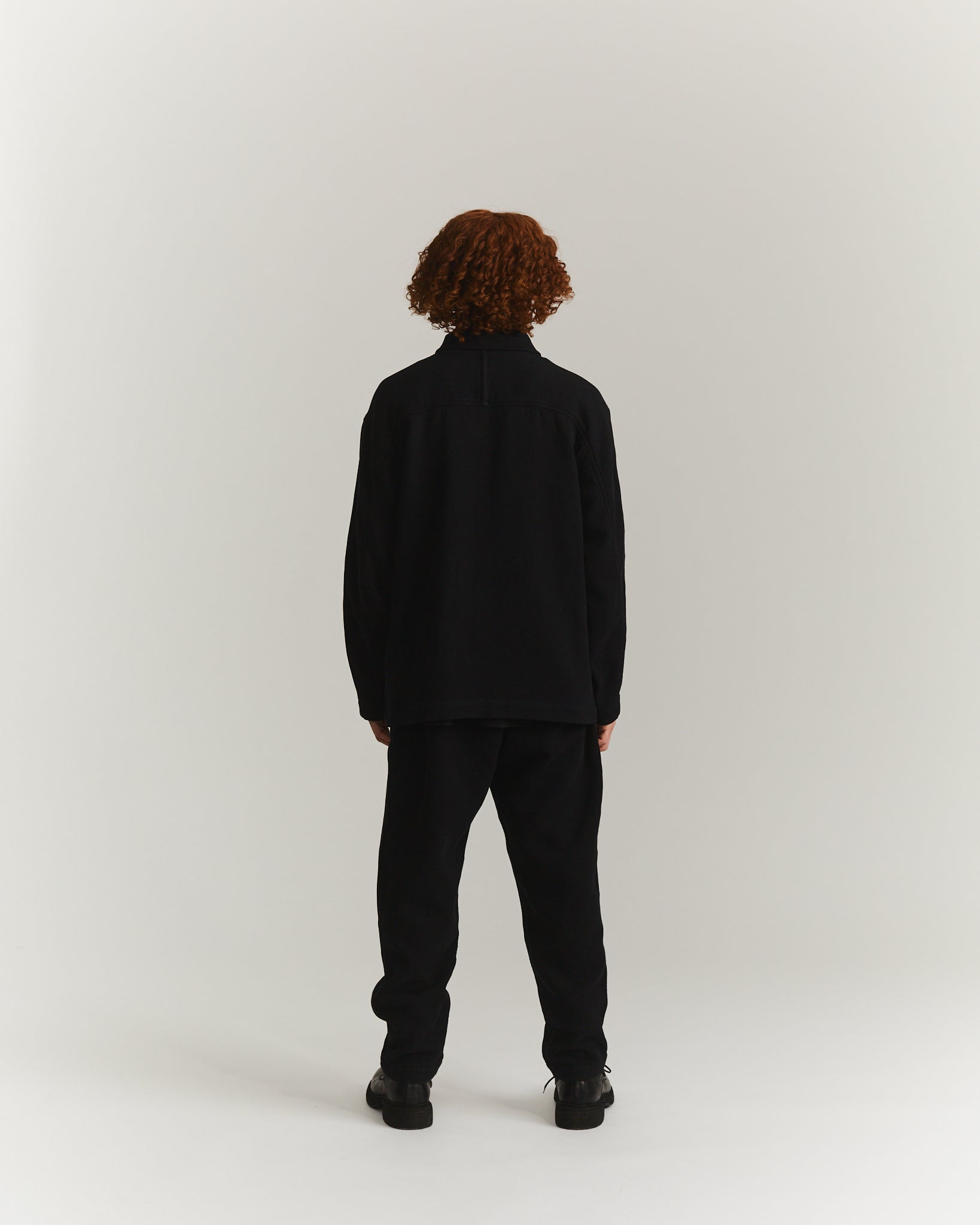 WORKER JAKCET - WOOL COT - BLACK