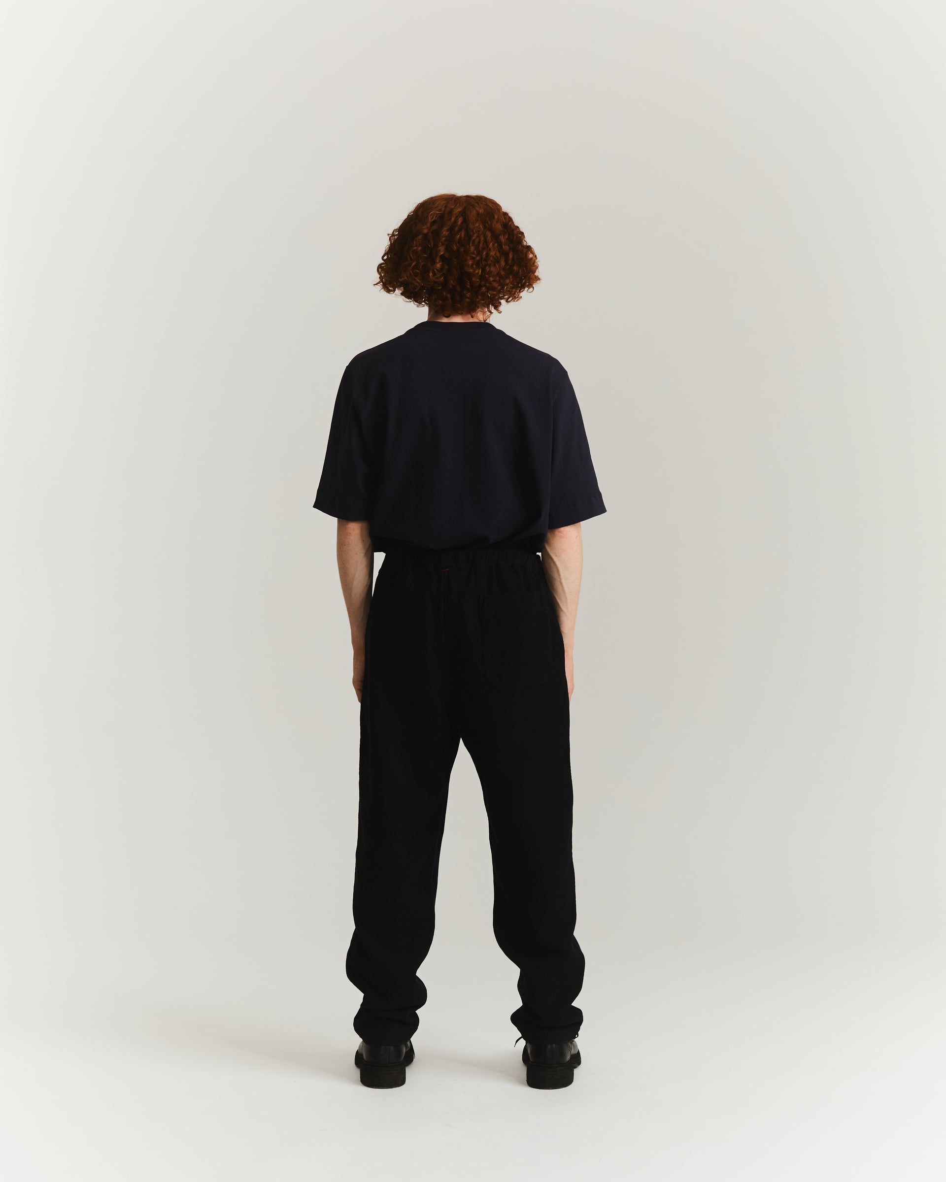 JOG AH MILITAIRE PANT - WOOL COT - BLACK