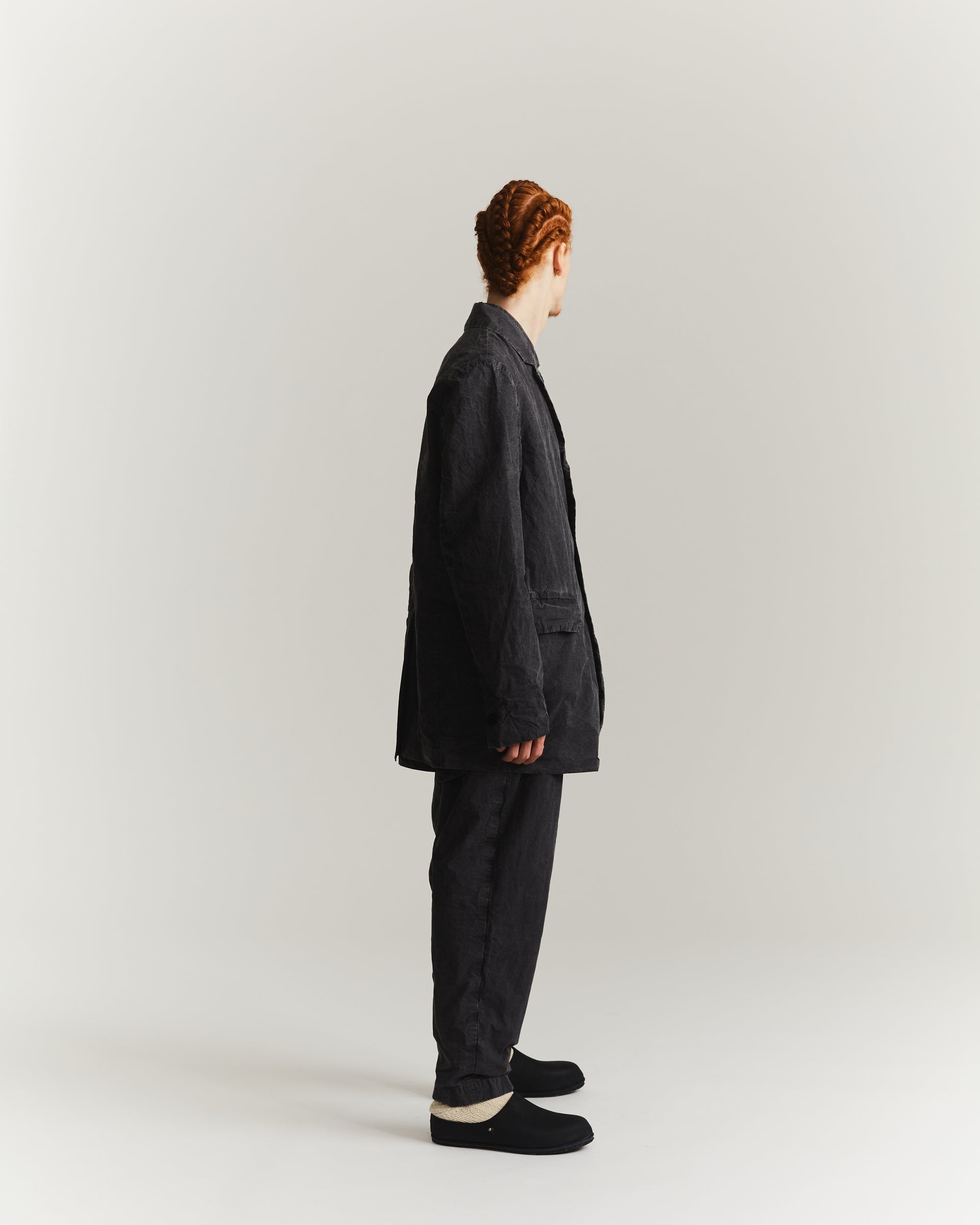 J JACKET - PRINT UNI - BLACK