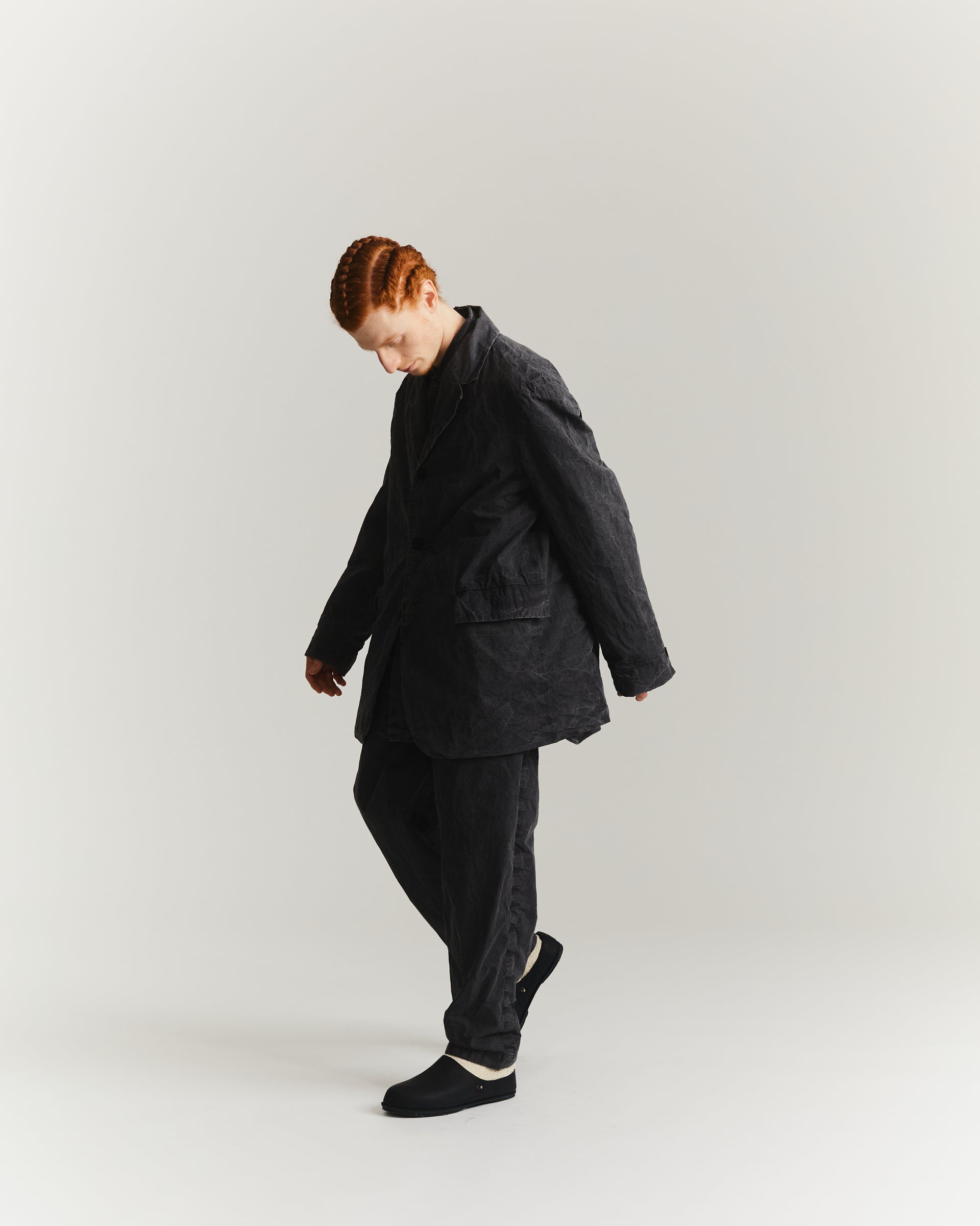 J JACKET - PRINT UNI - BLACK