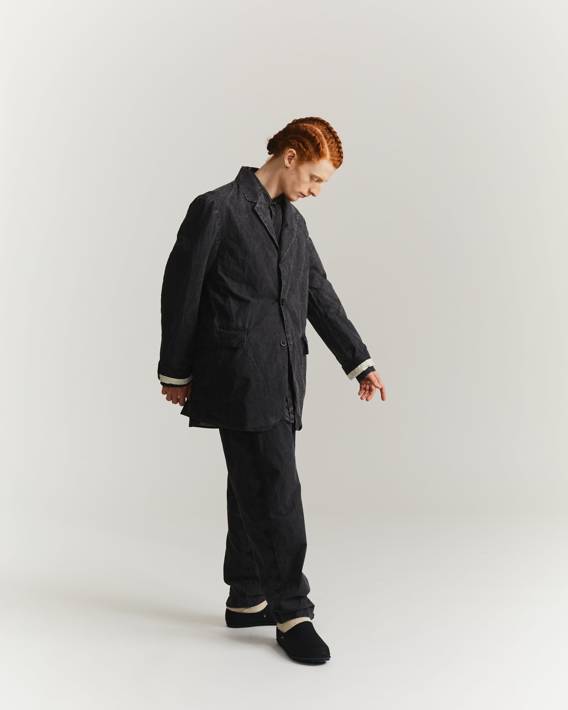 J JACKET - PRINT UNI - BLACK