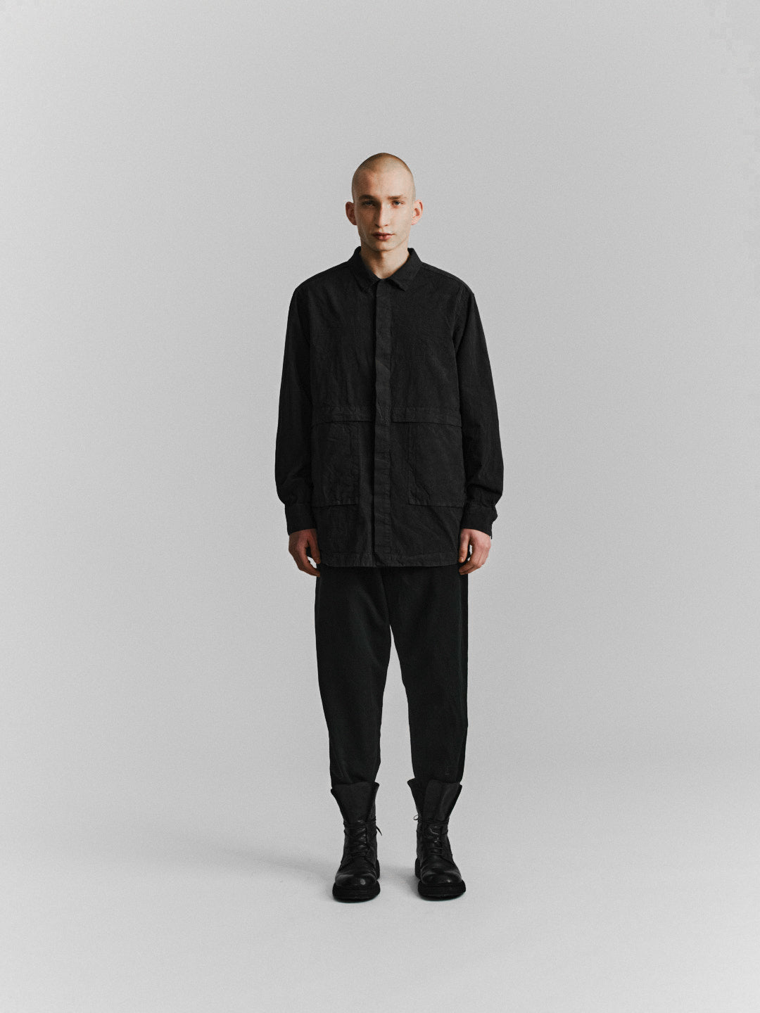 FABU SHIRT - PAPER COT - BLACK