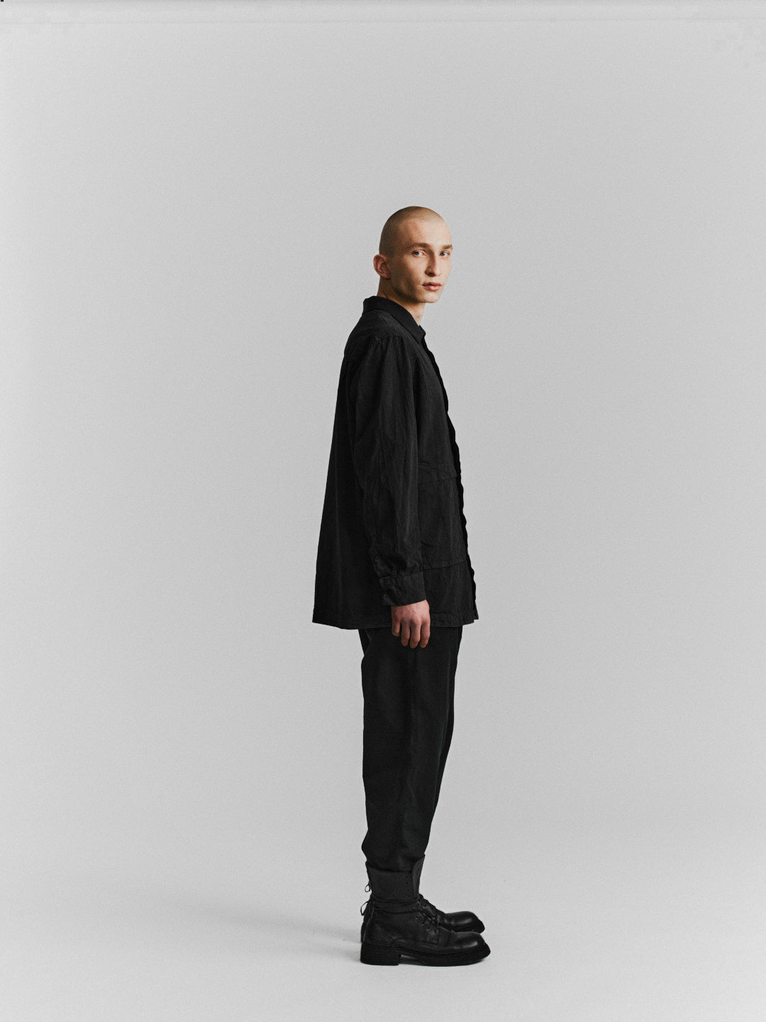 FABU SHIRT - PAPER COT - BLACK