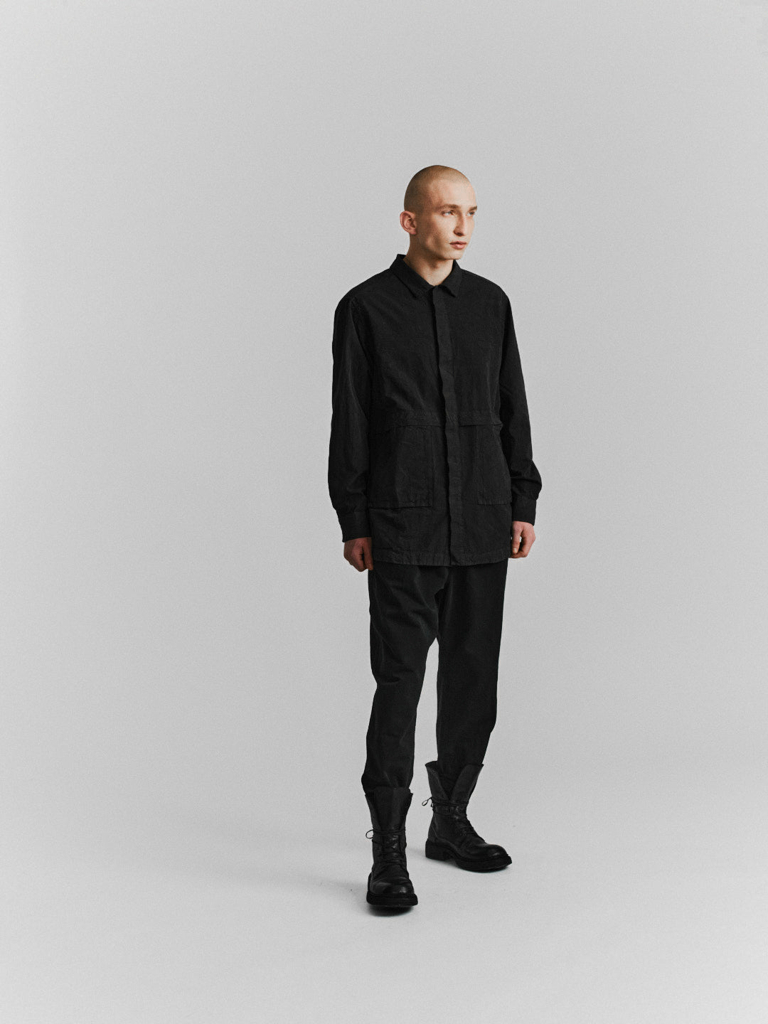 FABU SHIRT - PAPER COT - BLACK