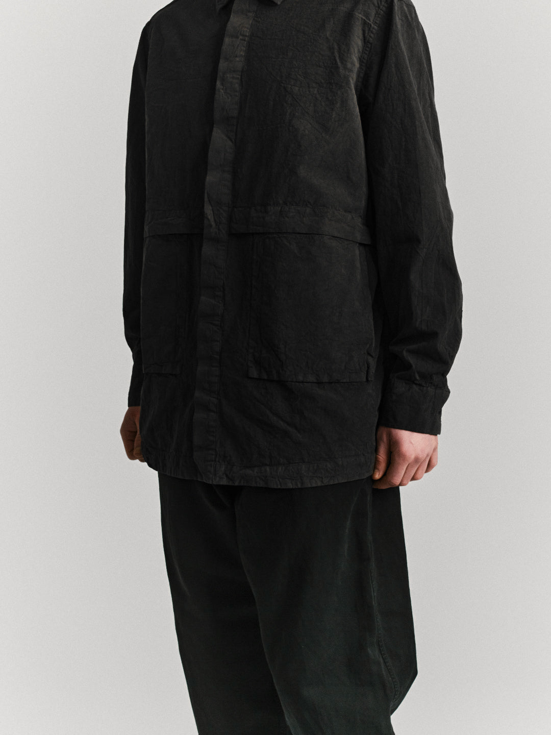 FABU SHIRT - PAPER COT - BLACK