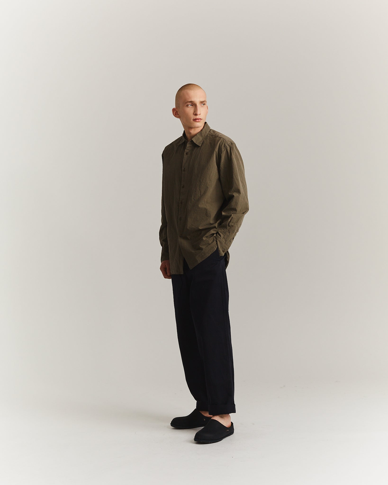 BIG RACCOURCIE SHIRT - PAPER COT - ARGIL