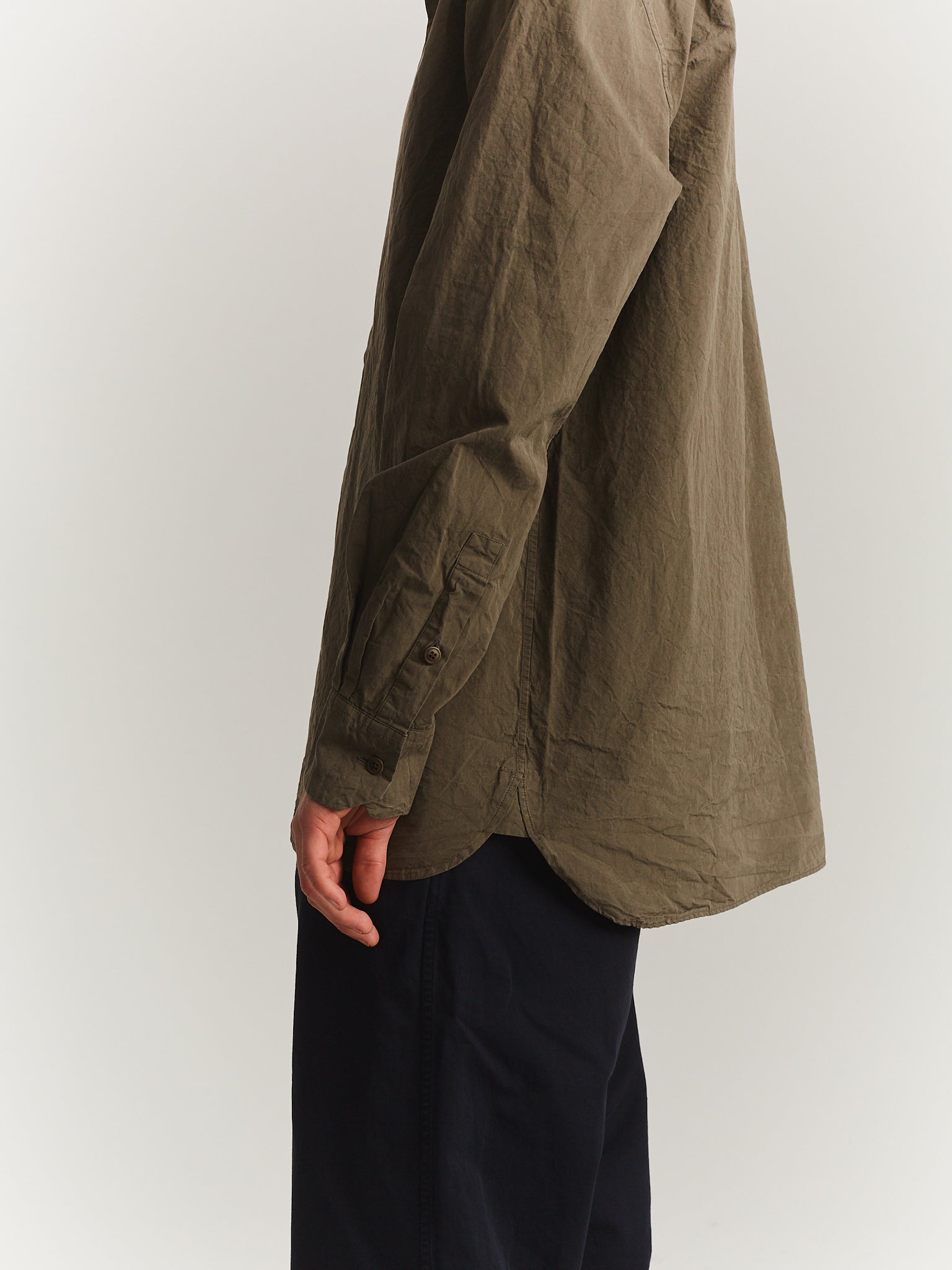 BIG RACCOURCIE SHIRT - PAPER COT - ARGIL