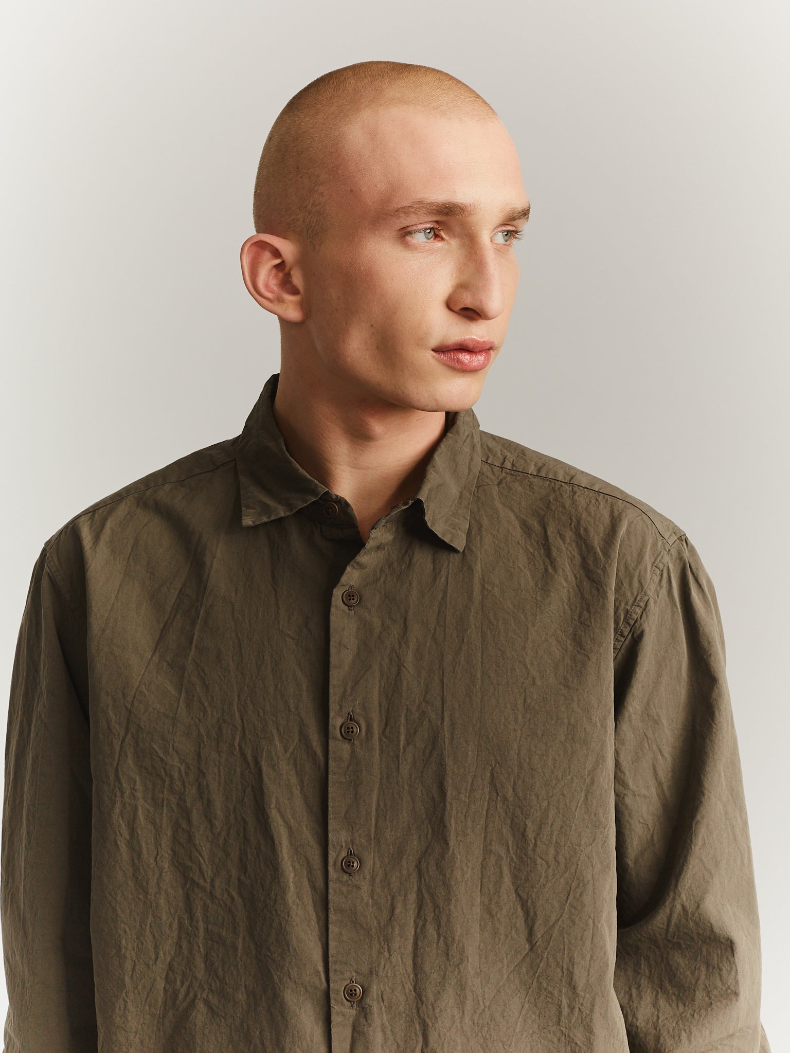 BIG RACCOURCIE SHIRT - PAPER COT - ARGIL