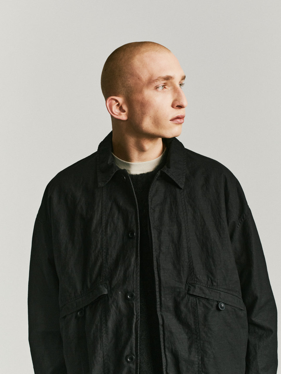 MAMO BLOUSON - SAT - BLACK