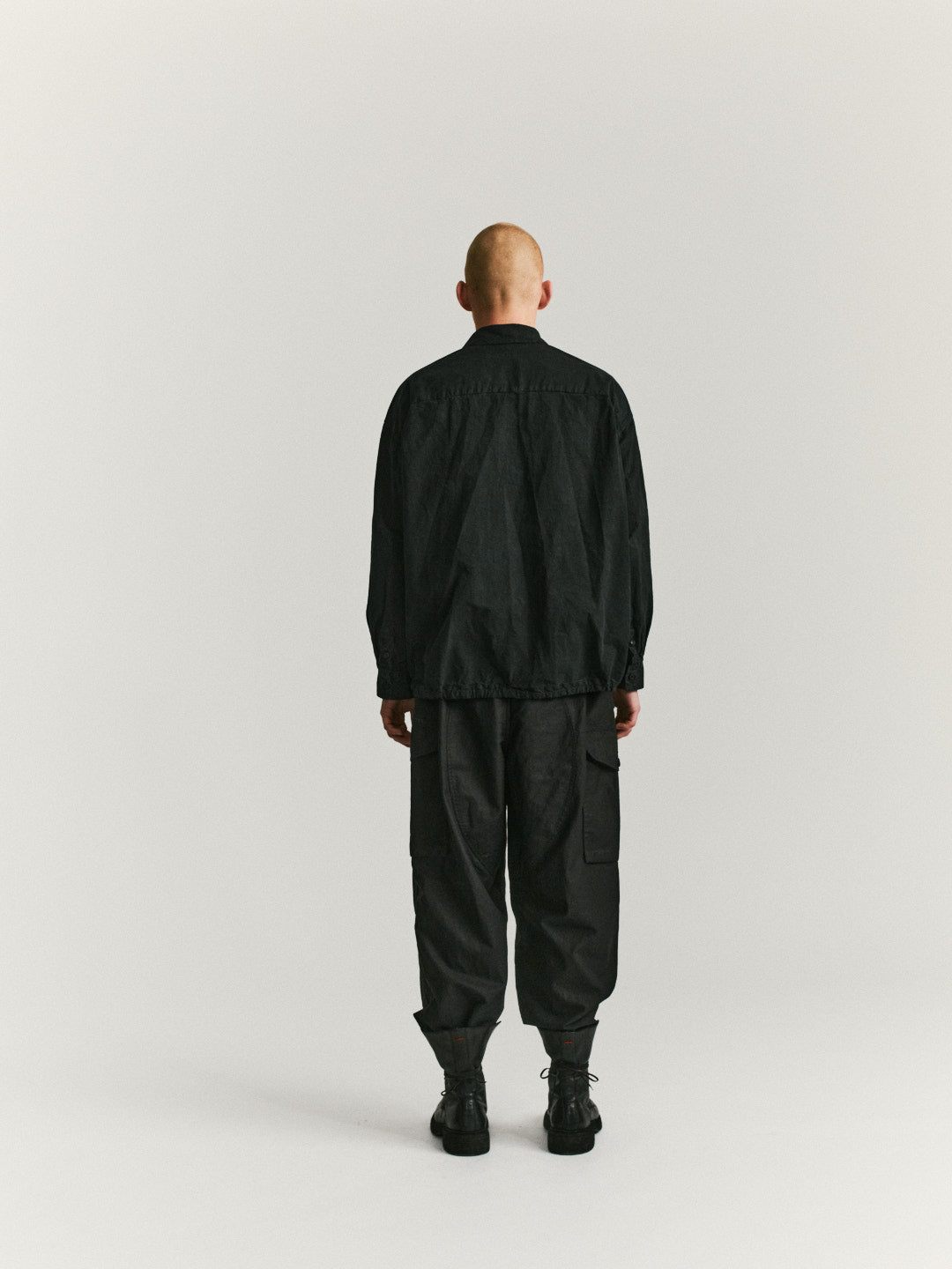 MILI VOLUME SHIRT - TOUGH COT - BLACK