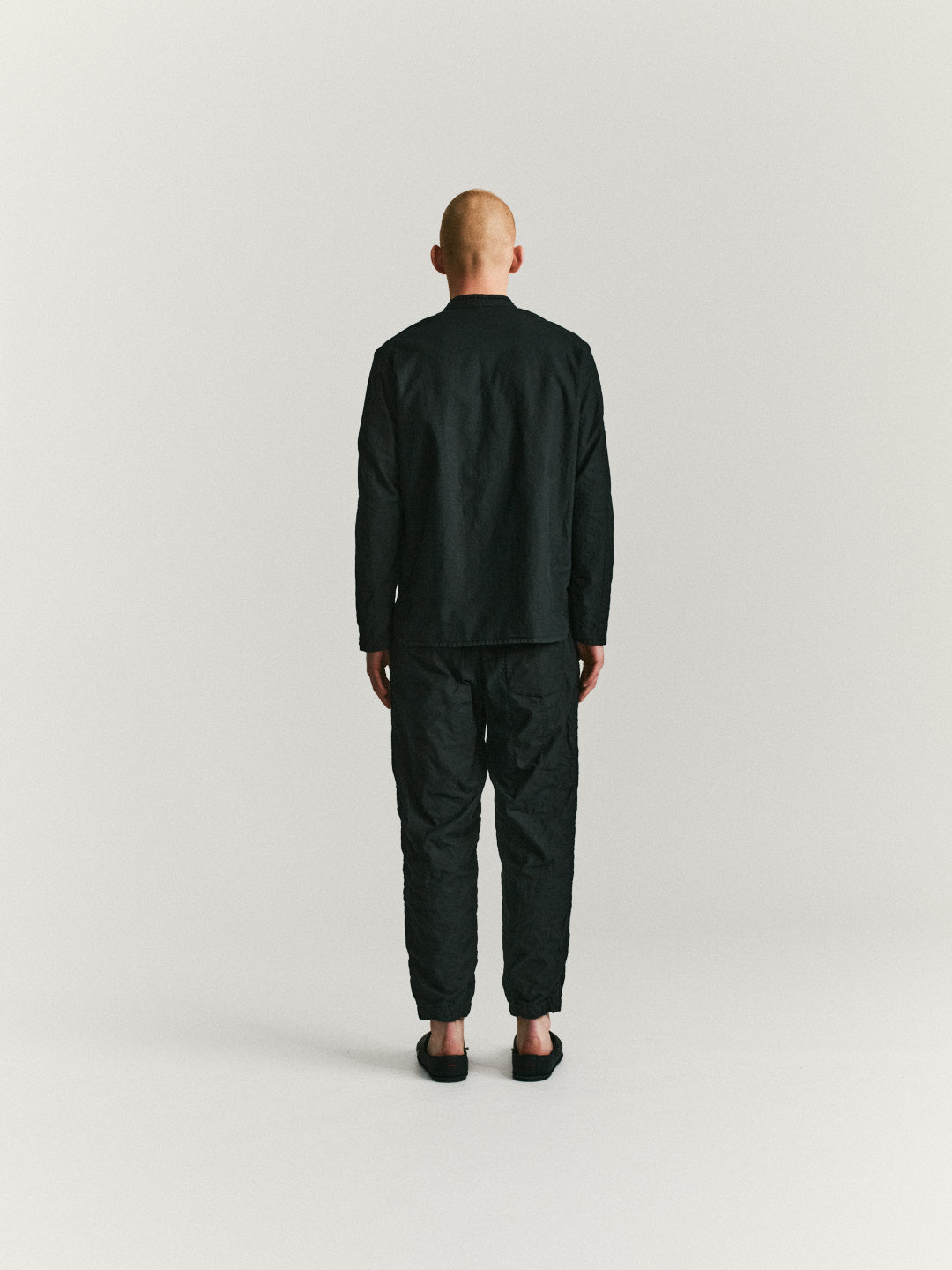 BUECHERON SHIRT -  SAT TWILL - BLACK