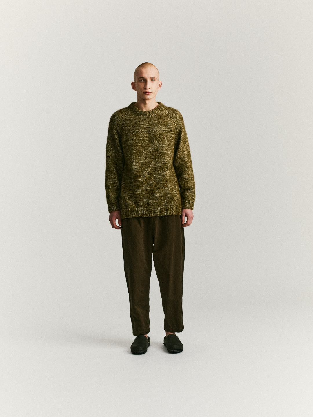 MIX STITCH JUMPER - ALPACOT - KAKI