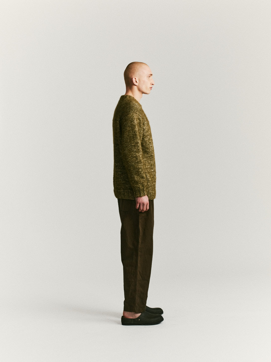 MIX STITCH JUMPER - ALPACOT - KAKI