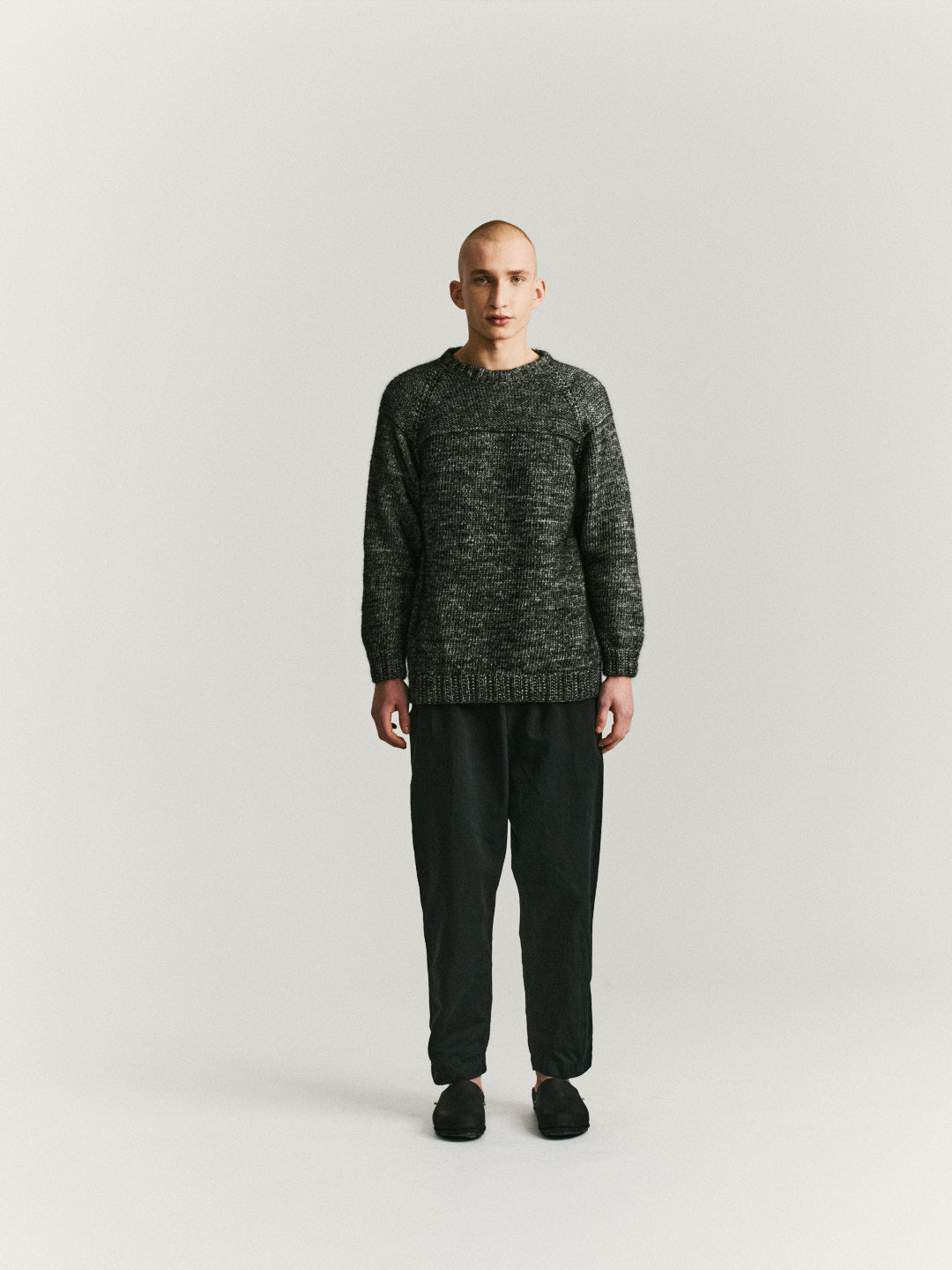 PULL MIX STITCH - ALPACOAT - NOIR