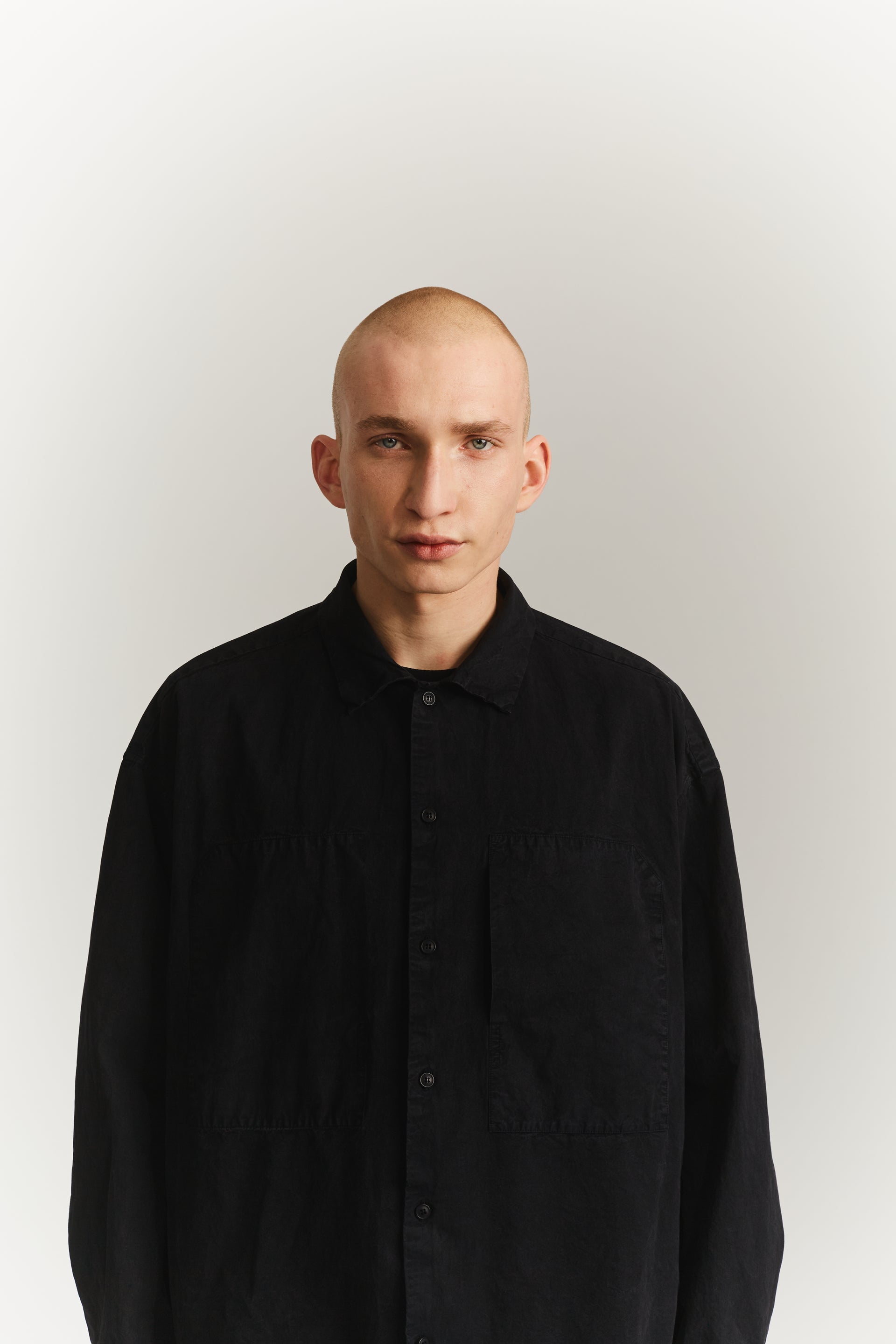 MILI VOLUME SHIRT - TOUGH COT - BLACK