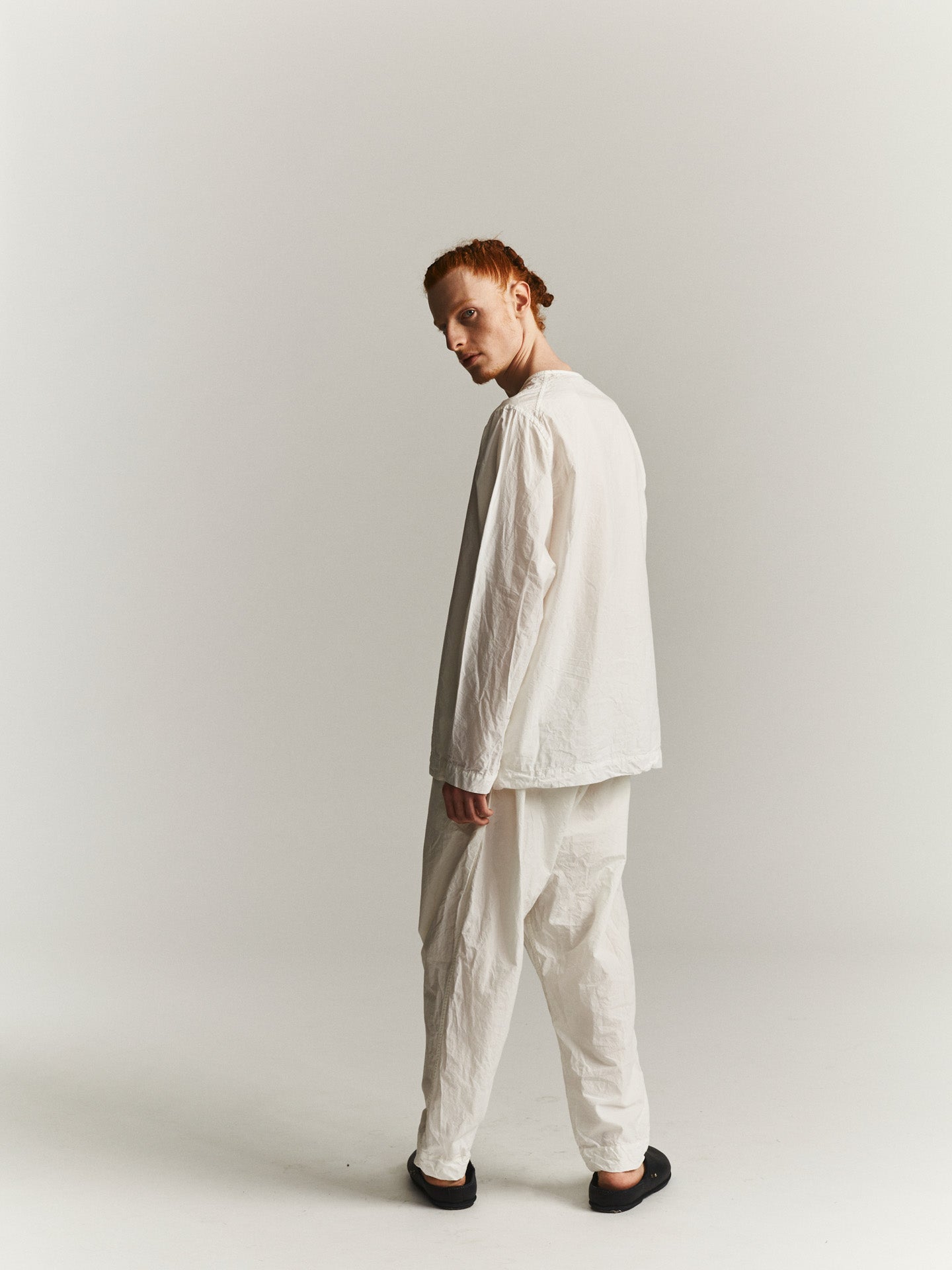 PYJAMA BAS 1 - PAPER - WHITE