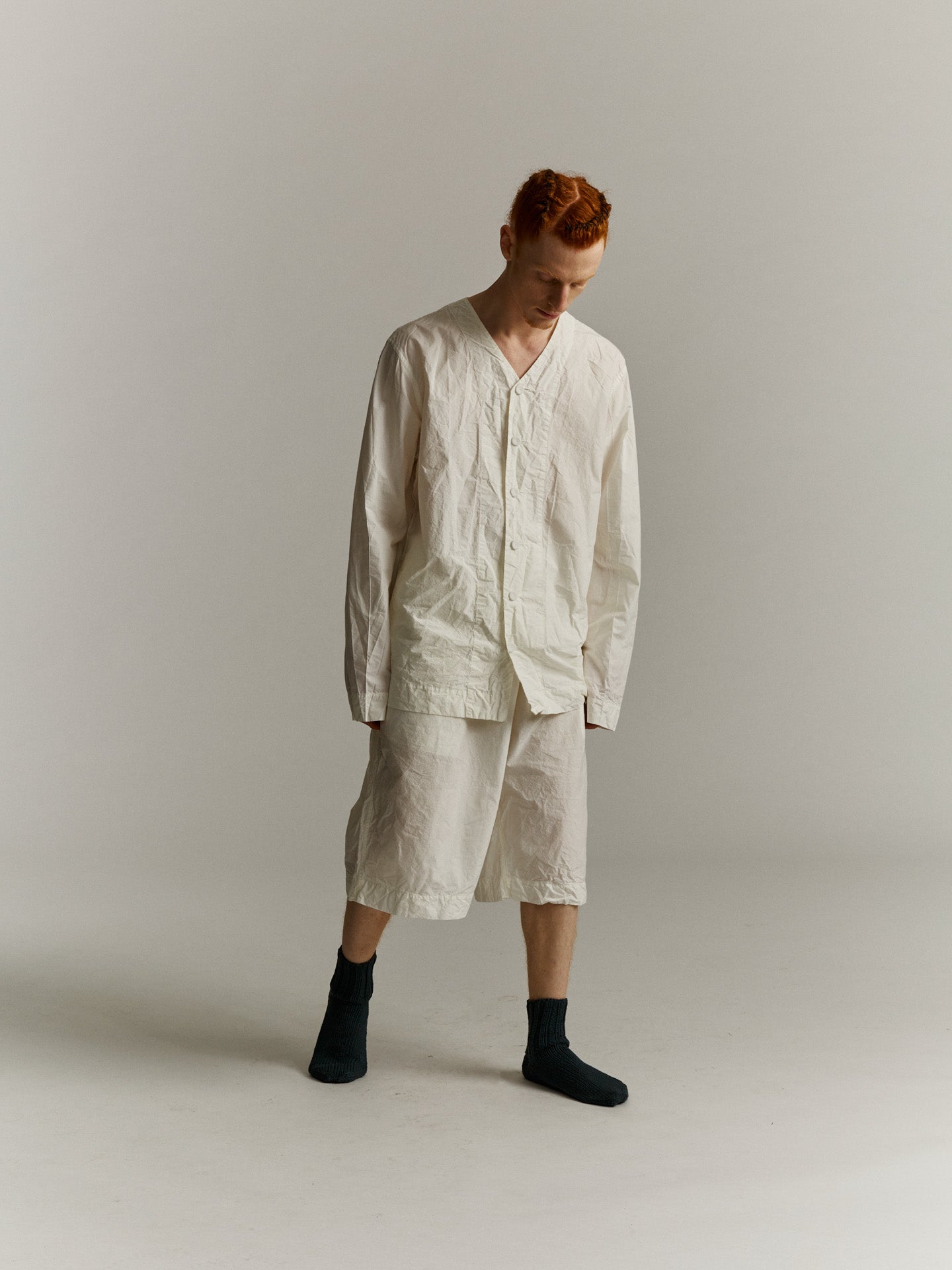 PYJAMA BAS 2 - PAPER - WHITE