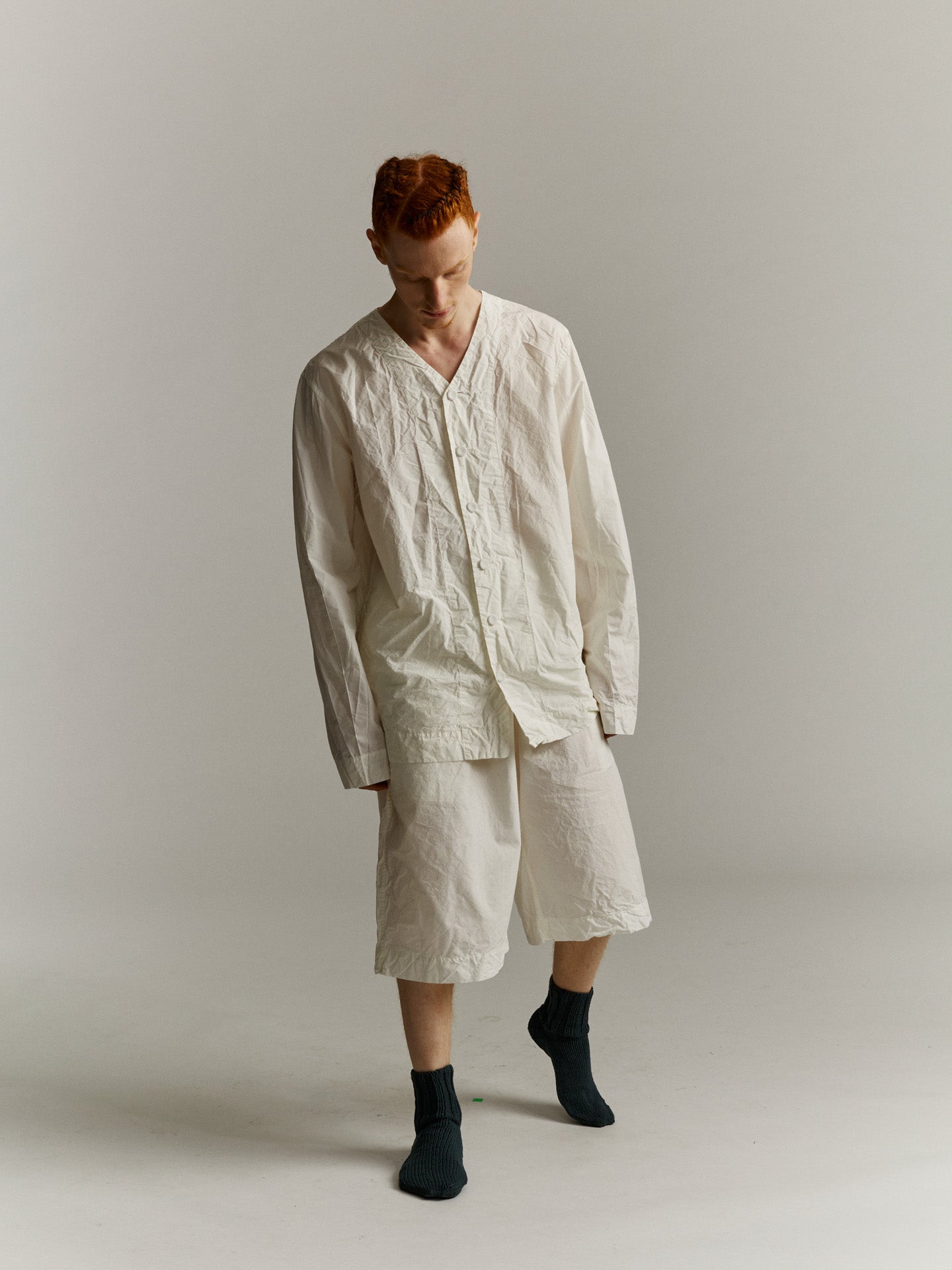 PYJAMA BAS 2 - PAPER - WHITE