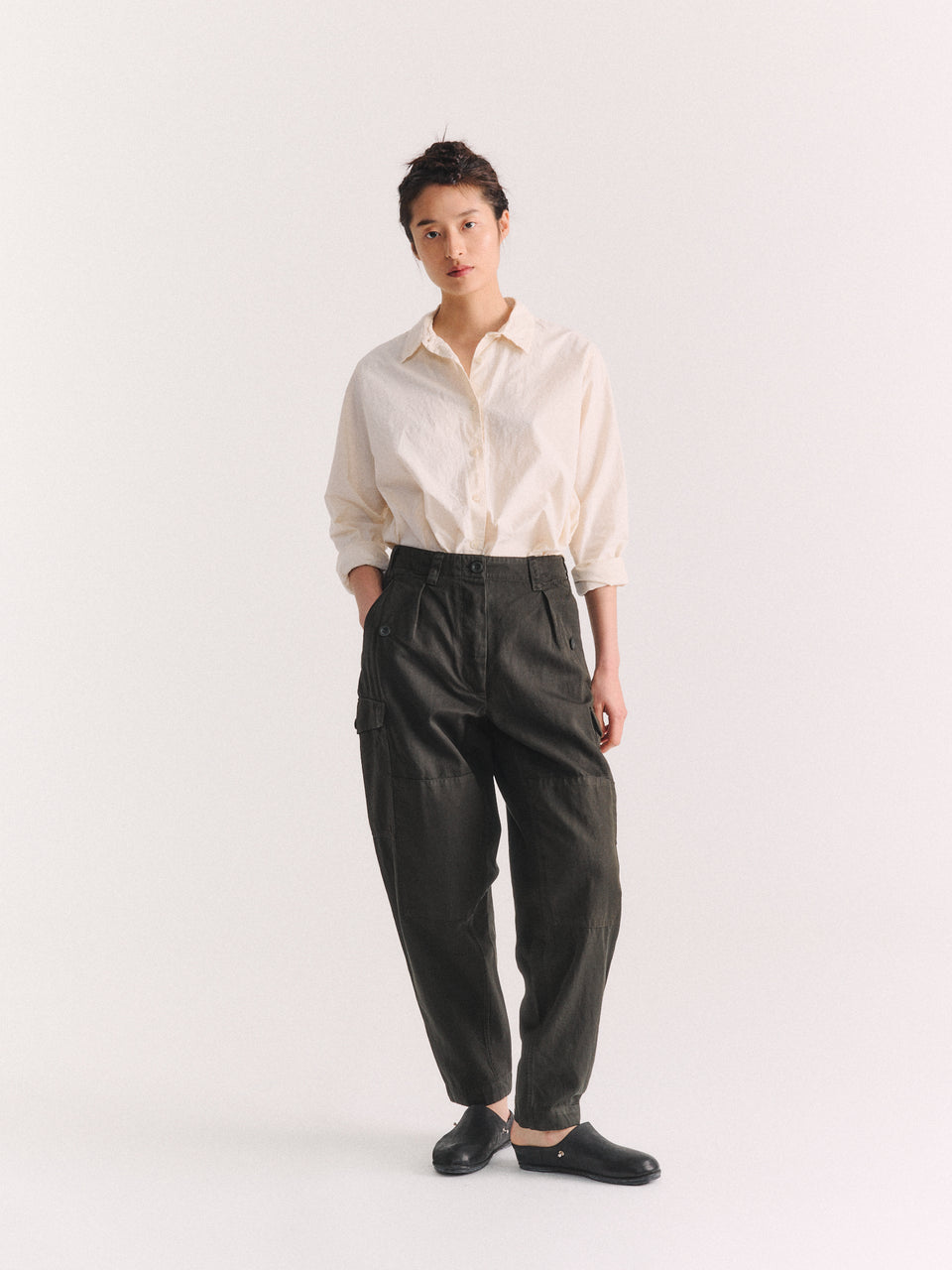 MUPO PANT - BIG 2/2 - DARK KHAKI
