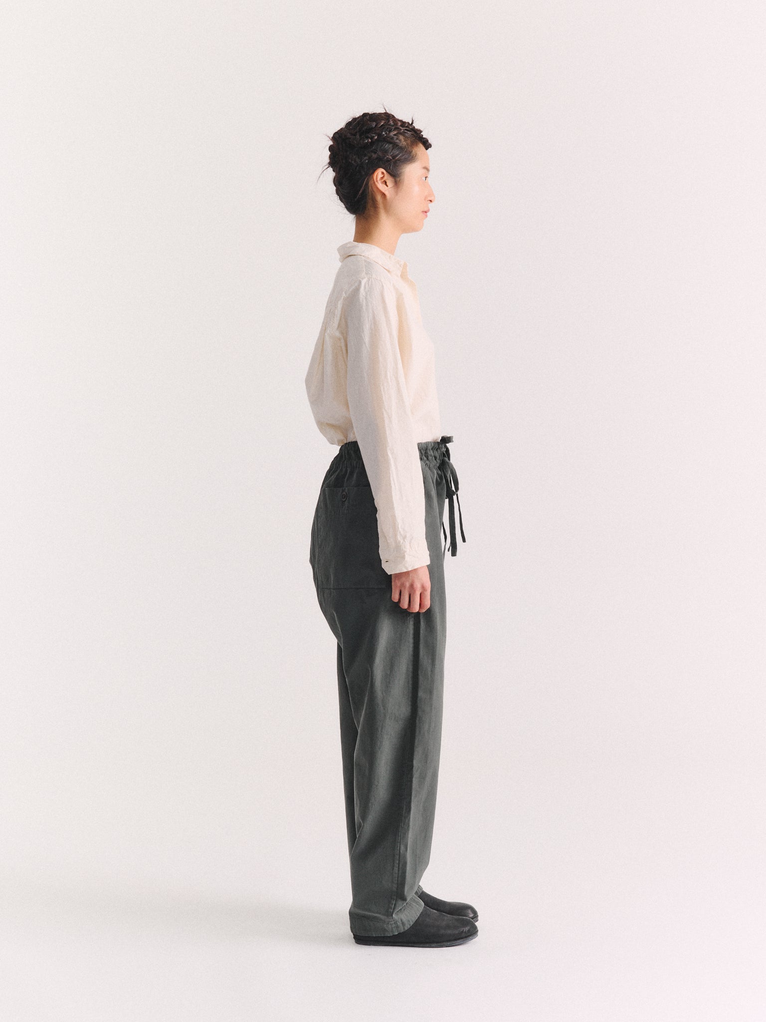 DENMARK PANT - DOUBLE COT - DARK KHAKI