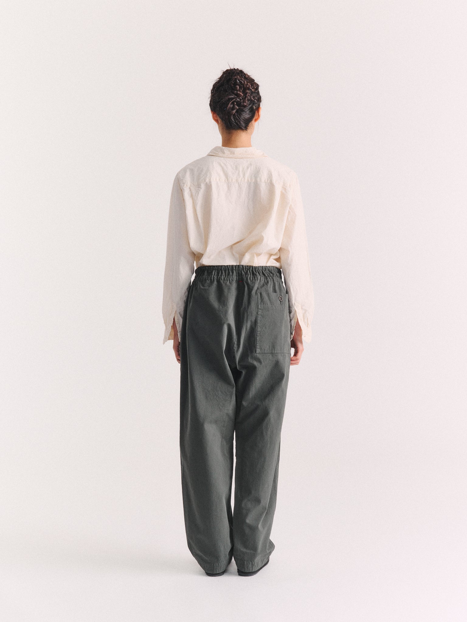 DENMARK PANT - DOUBLE COT - DARK KHAKI