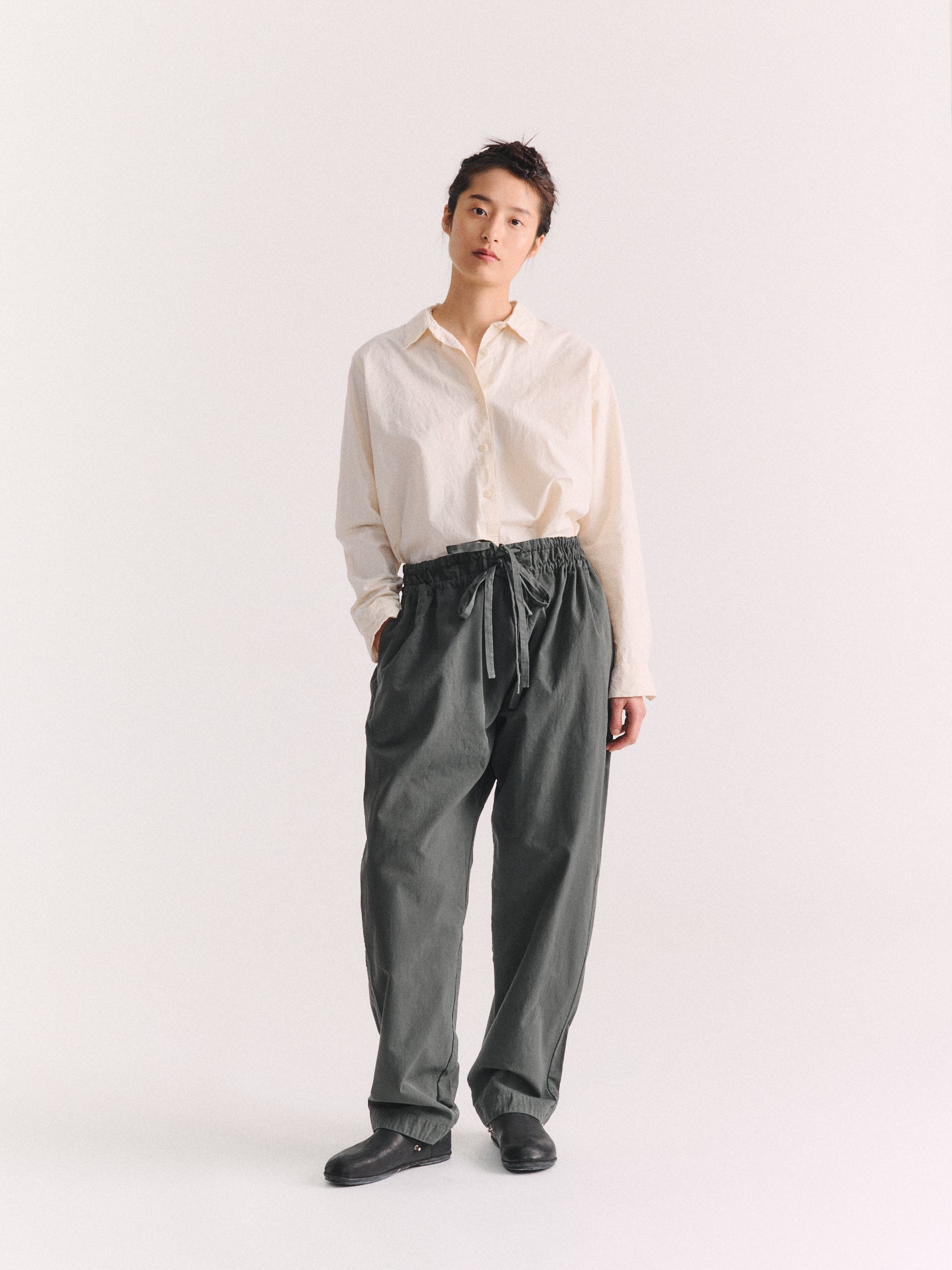 DENMARK PANT - DOUBLE COT - DARK KHAKI