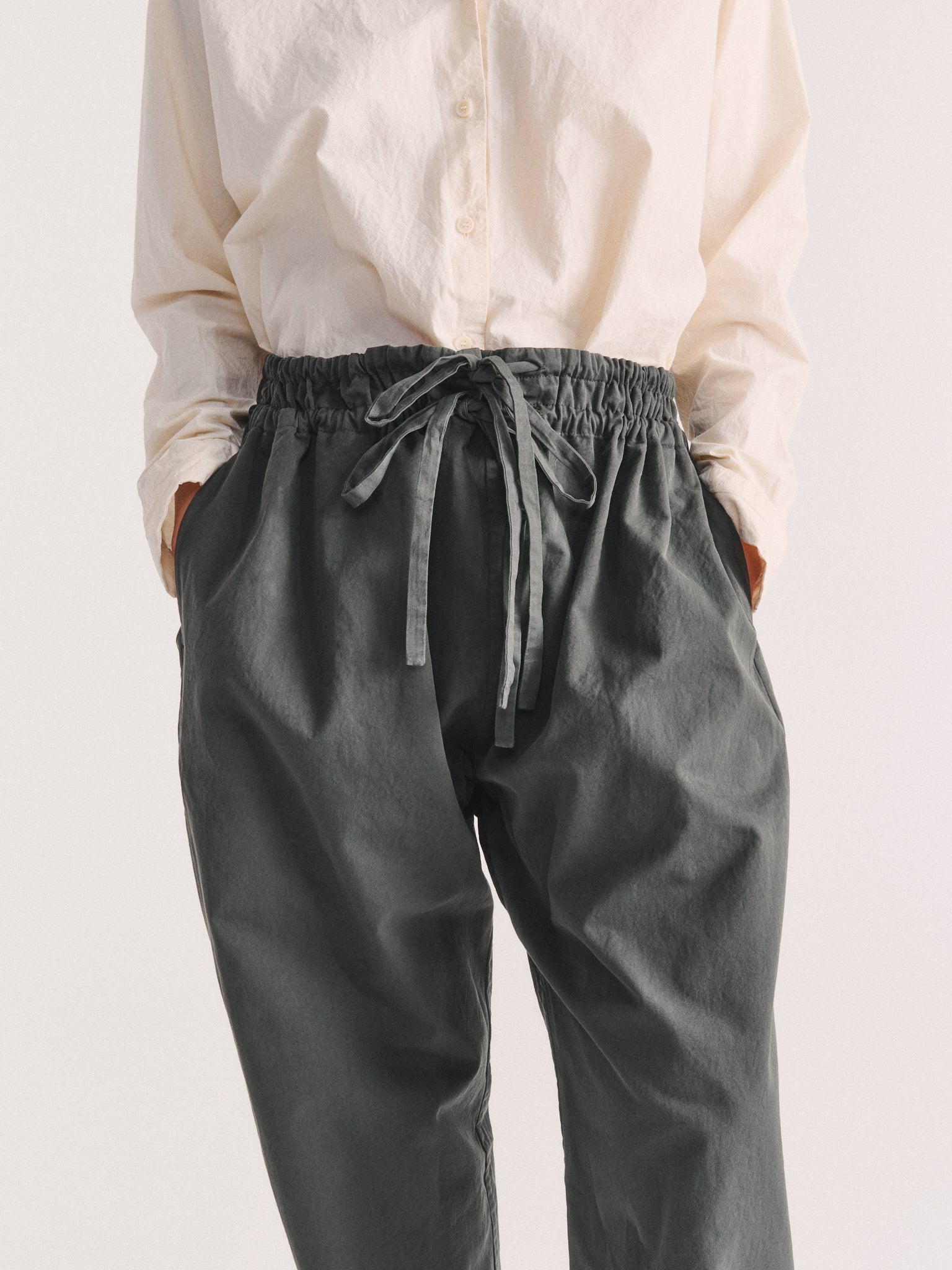 DENMARK PANT - DOUBLE COT - DARK KHAKI